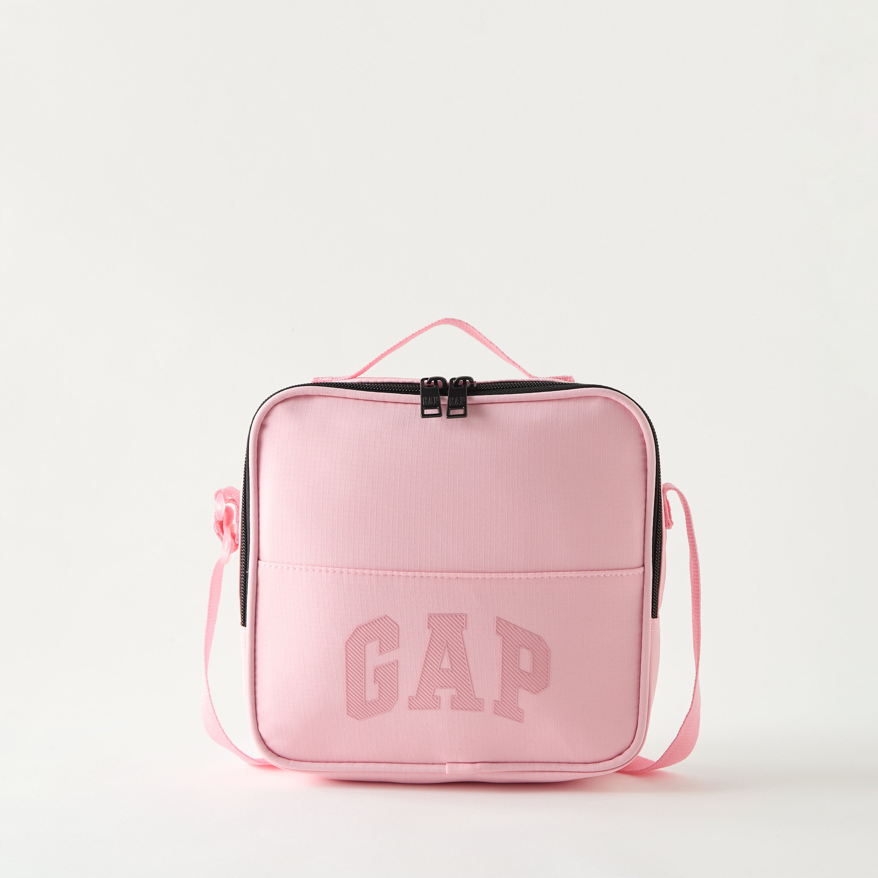 GAP Solid Lunch Bag with Adjustable Strap and Zip Closure-school-lunchessentials-lunchbags-image-1