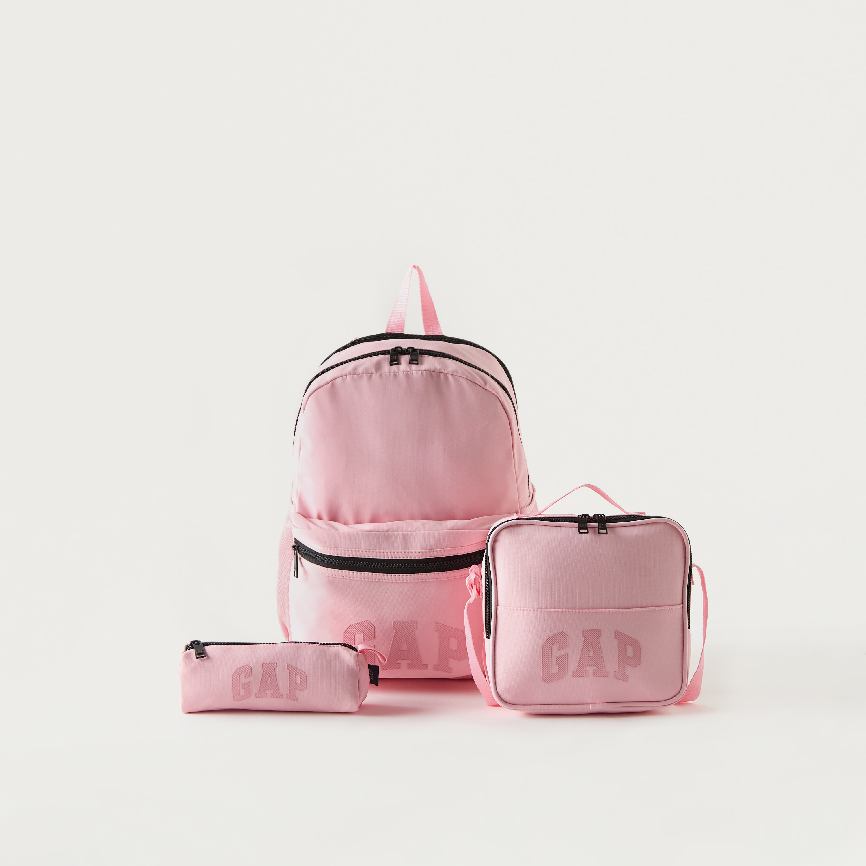 GAP Solid Lunch Bag with Adjustable Strap and Zip Closure-school-lunchessentials-lunchbags-image-5