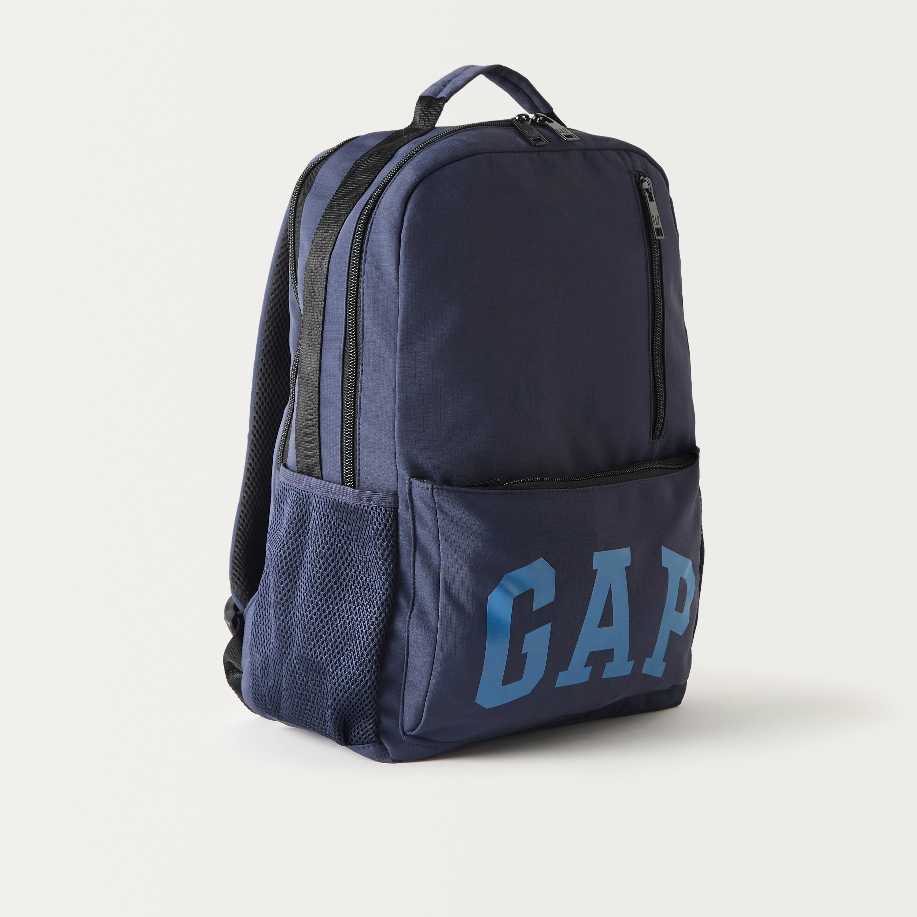 GAP Logo Print 17 Inch Backpack with Adjustable Shoulder Straps and Zip Closure - 30x10x43 cms-cpkids-backtoschool-schoolbagsandbackpacks-backpacks-image-2