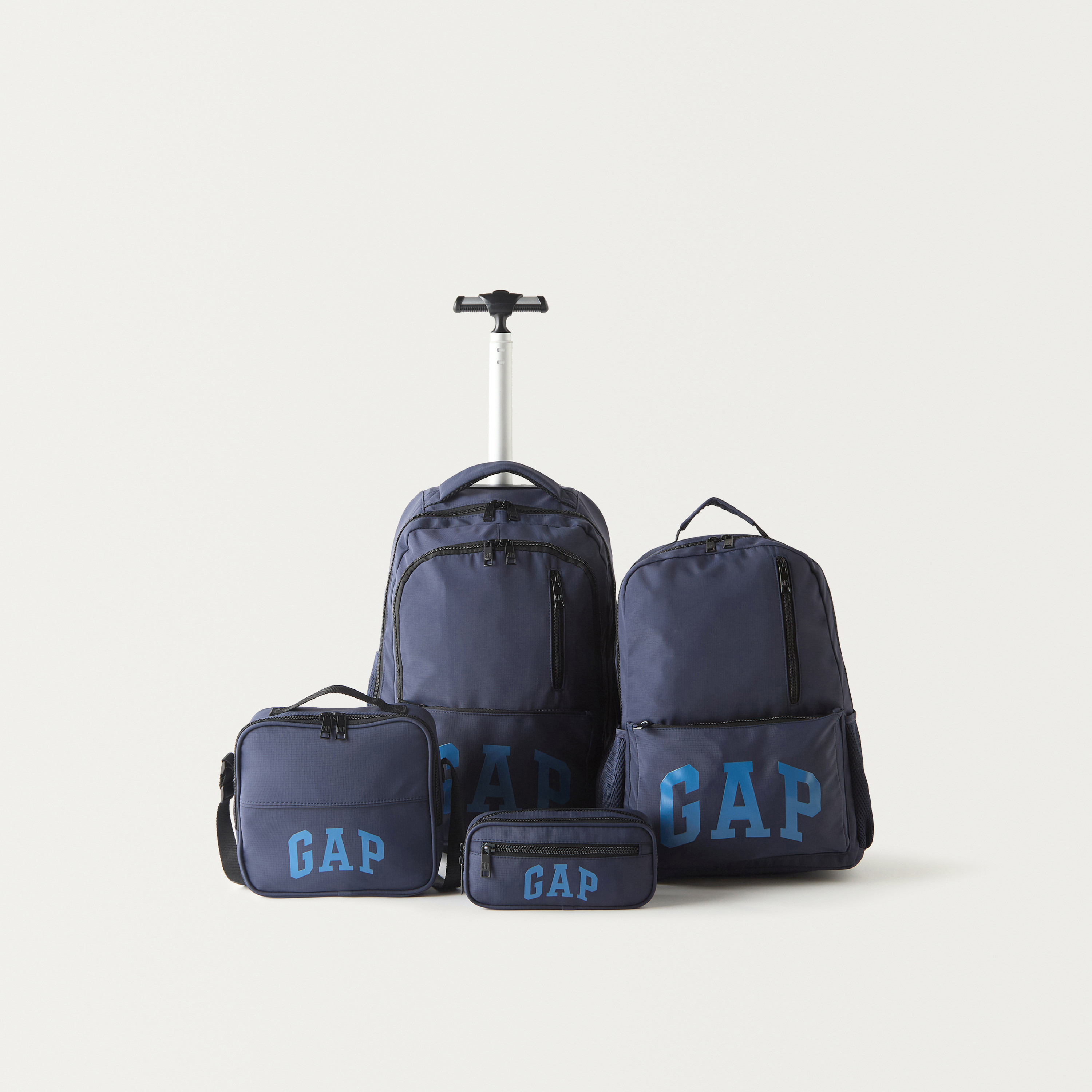 GAP Logo Print 17 Inch Backpack with Adjustable Shoulder Straps and Zip Closure - 30x10x43 cms-cpkids-backtoschool-schoolbagsandbackpacks-backpacks-image-9