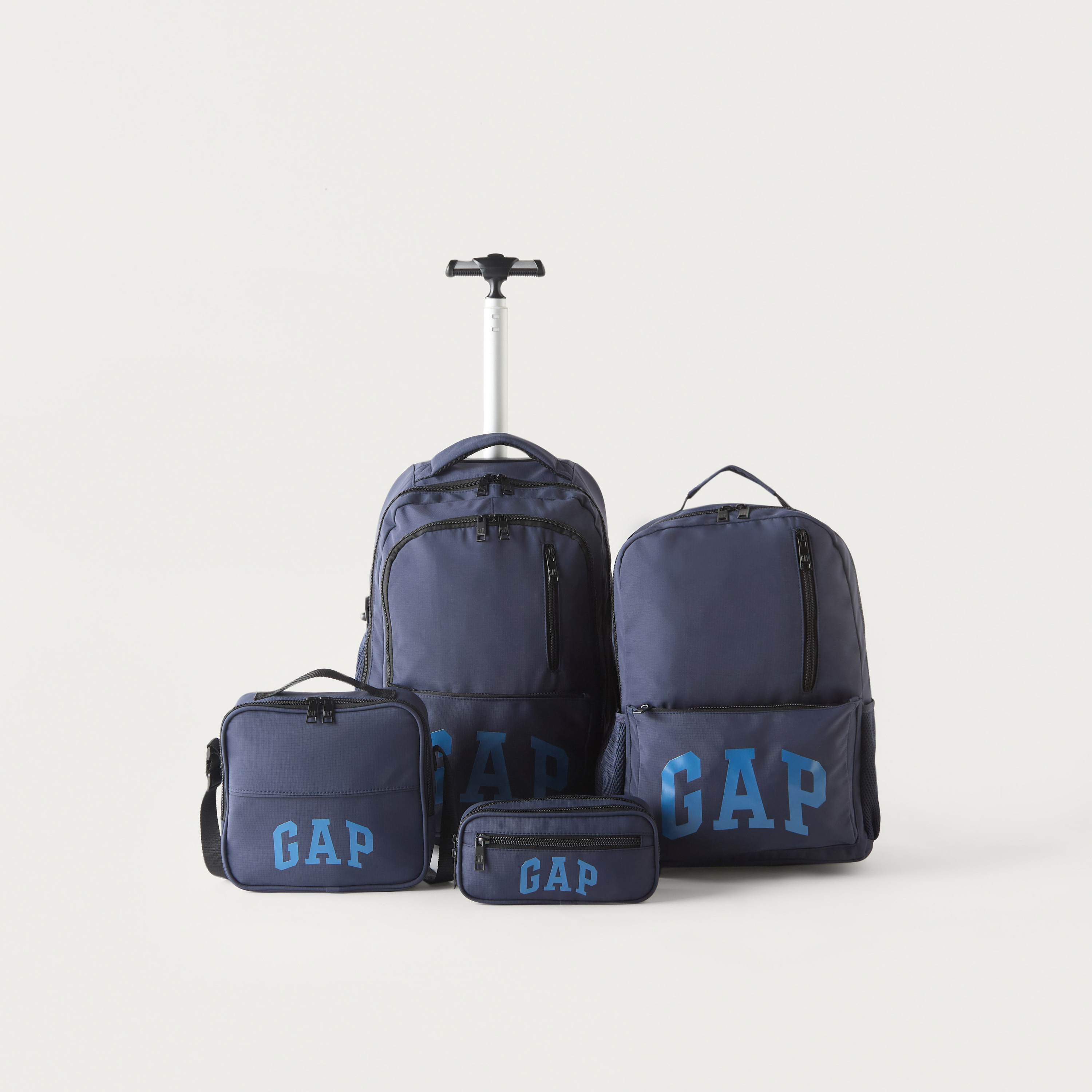 GAP Solid Lunch Bag with Adjustable Strap and Zip Closure-school-lunchessentials-lunchbags-image-5