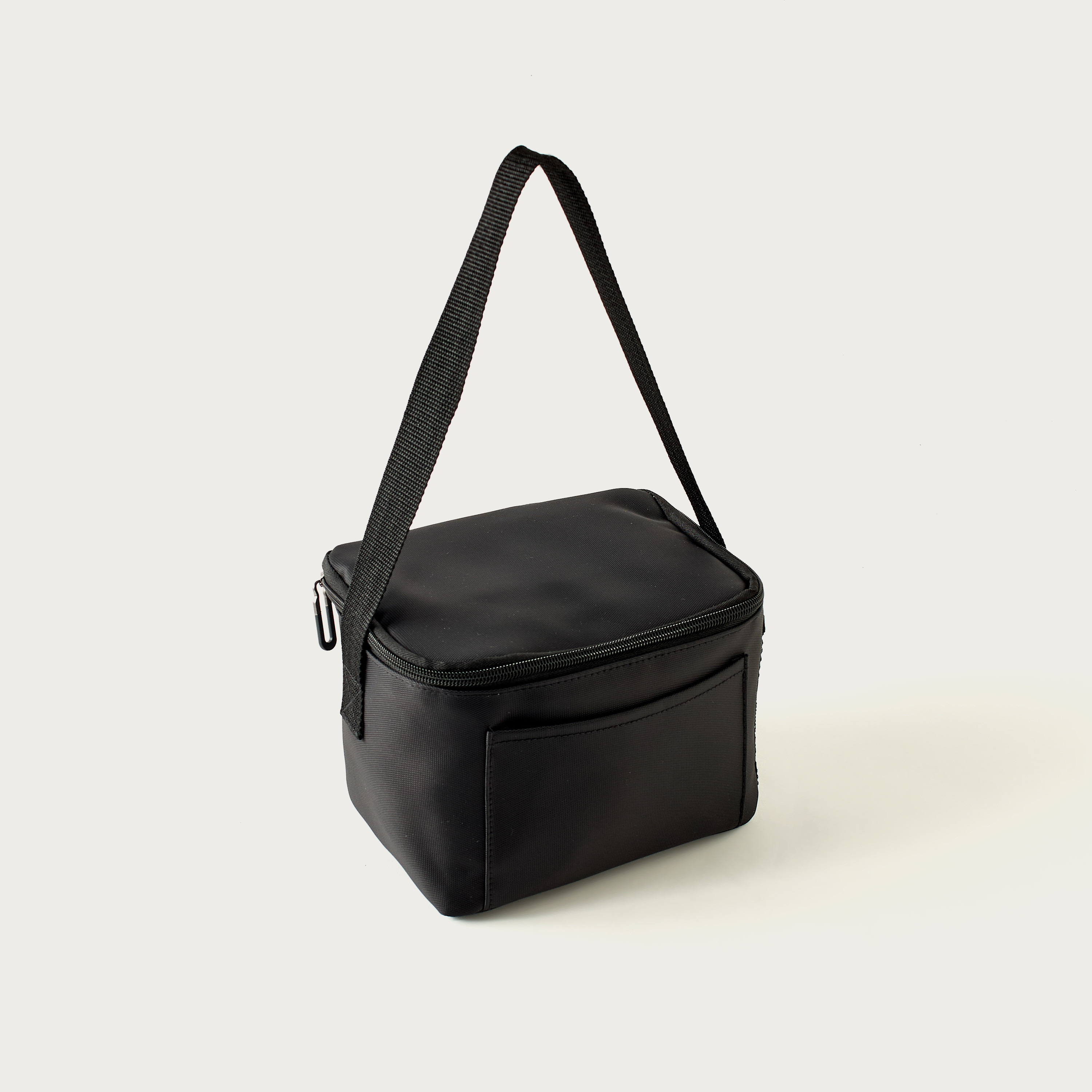 Solid Lunch Bag with Zip Closure and Side Pockets-school-lunchessentials-lunchbags-image-3
