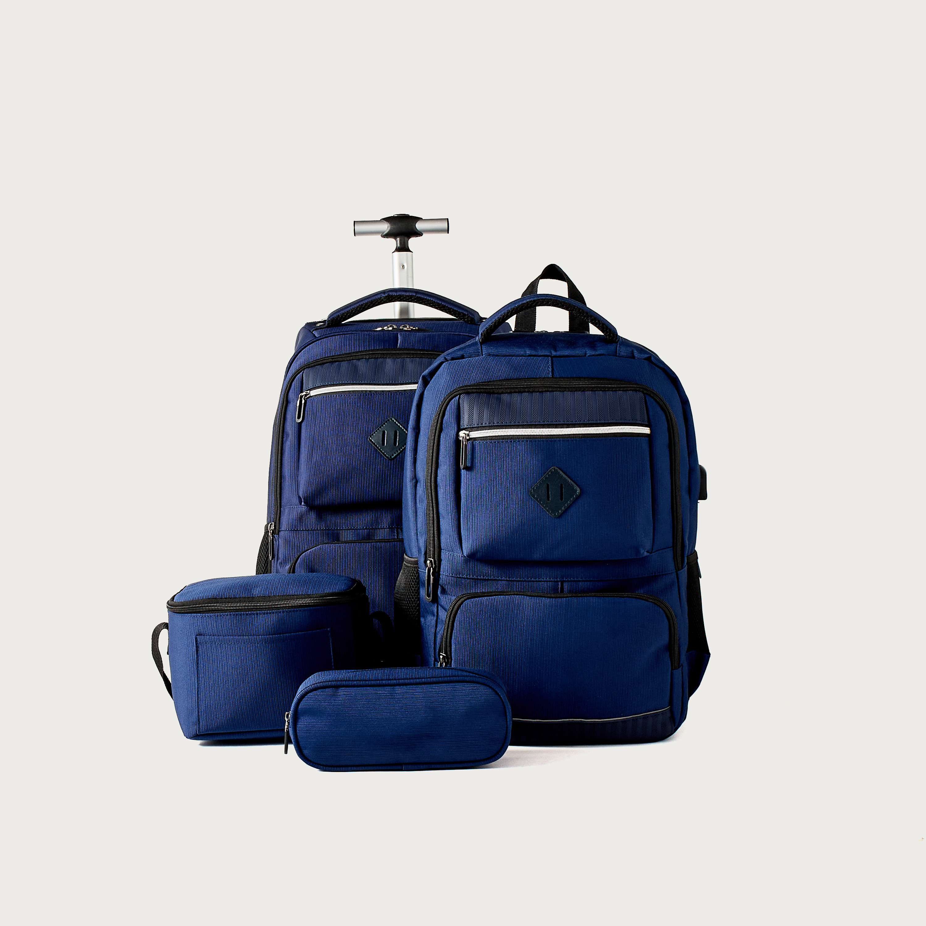 Solid Lunch Bag with Zip Closure and Side Pockets-school-lunchessentials-lunchbags-image-5