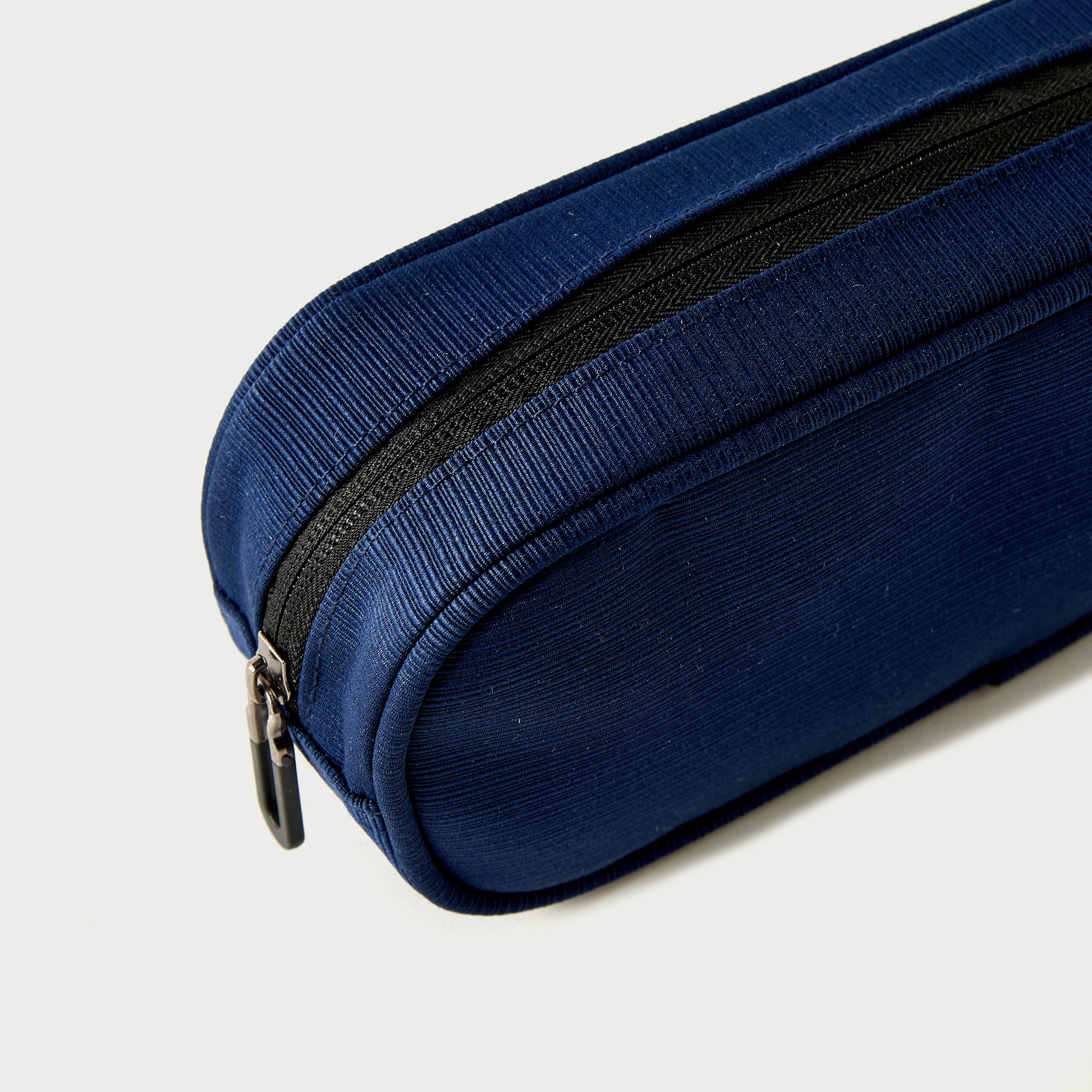 Solid Pencil Pouch with Zip Closure-school-stationery-pencilcases-image-2