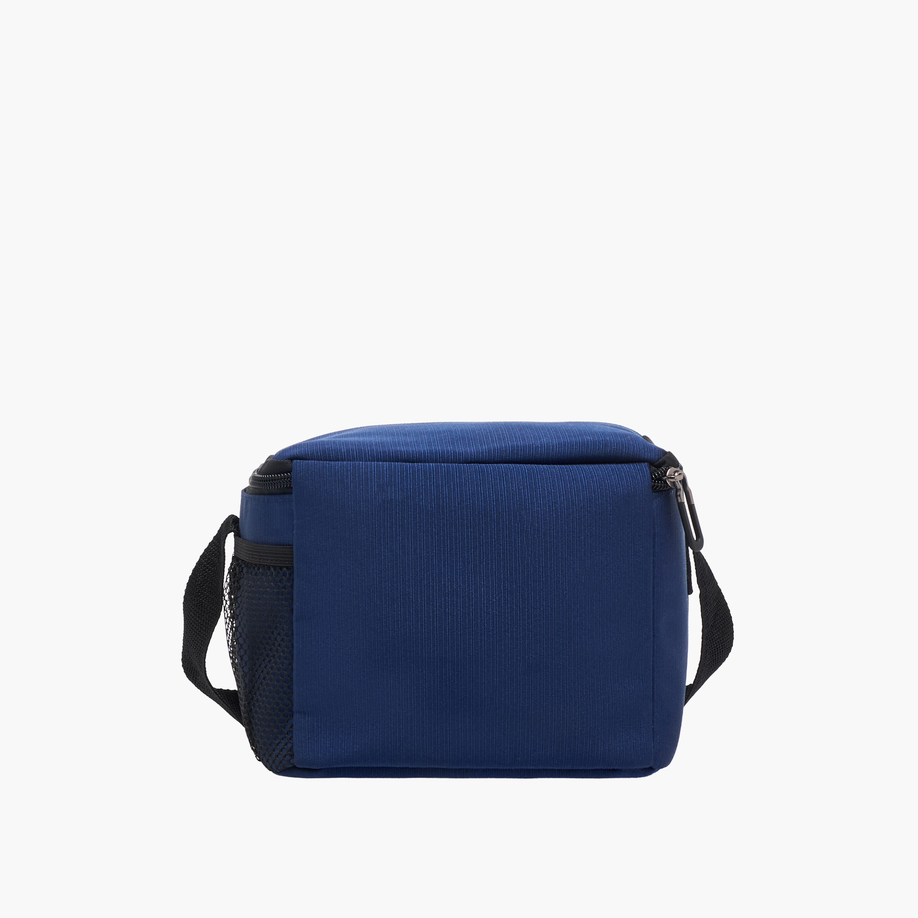 Solid Lunch Bag with Zip Closure and Side Pockets-school-lunchessentials-lunchbags-image-3