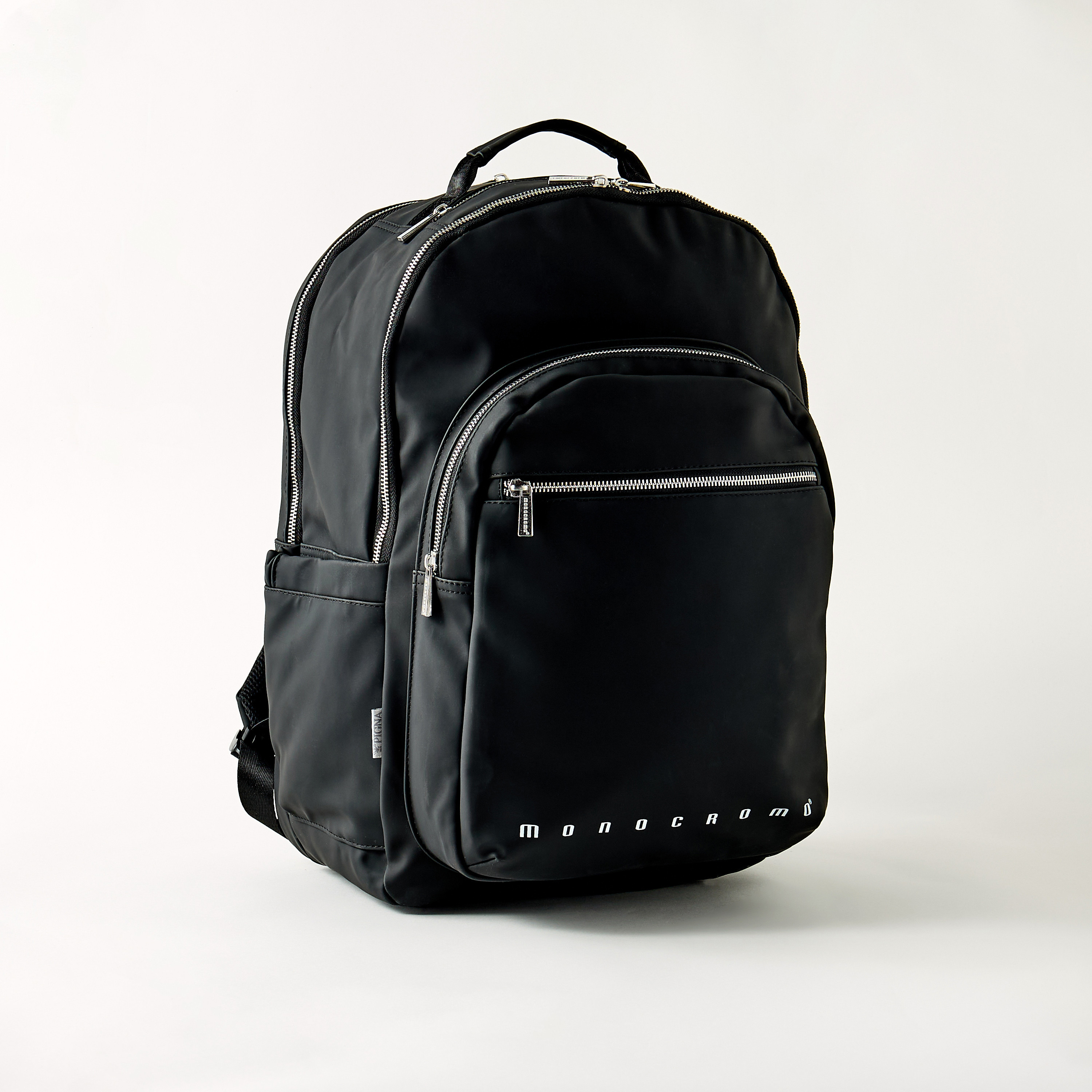 Monocromo Logo Print Backpack With Adjustable Strap-school-bagsandbackpacks-backpacks-image-3