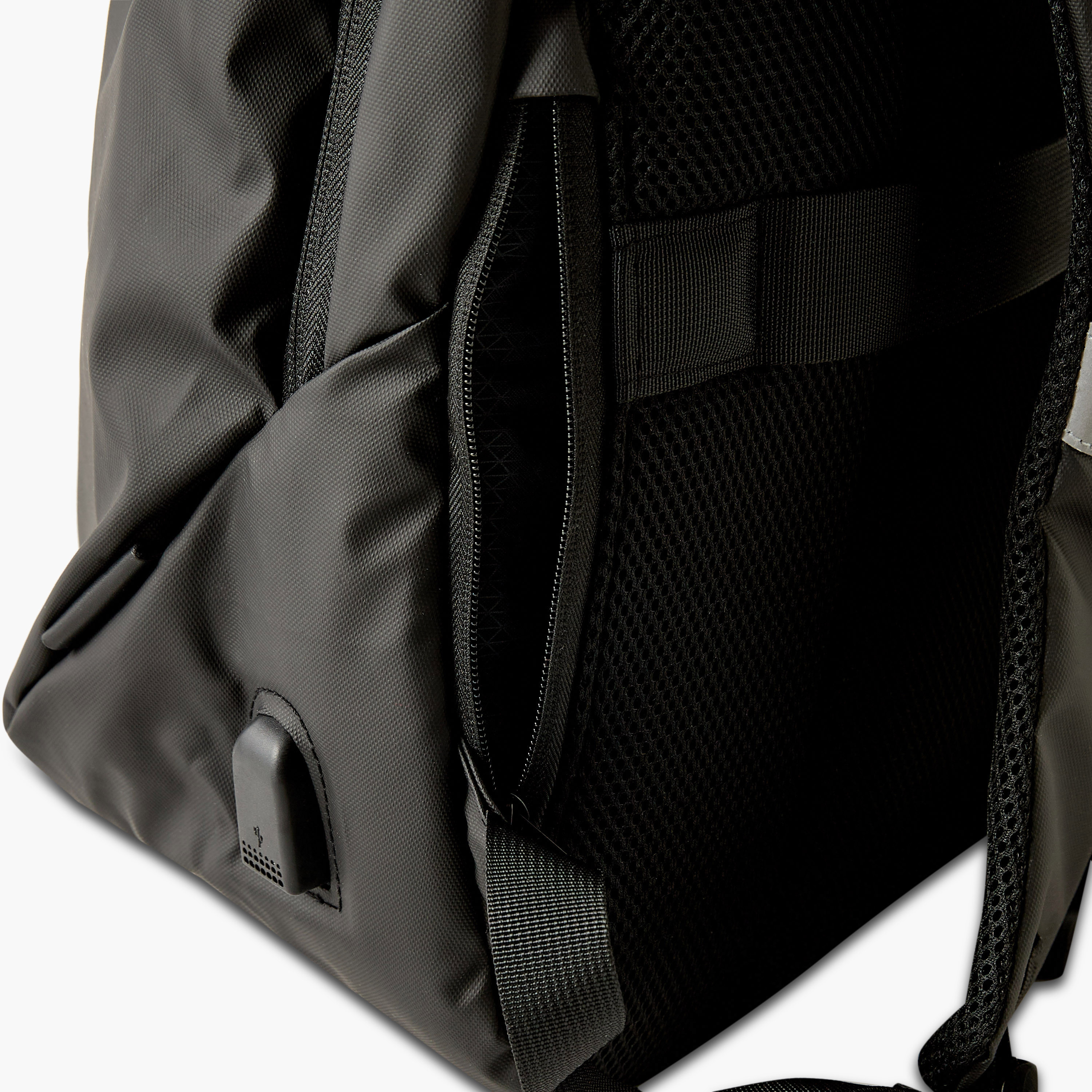 Spirit Logo Print Backpack with Adjustable Strap - 31x20x48 cms-school-bagsandbackpacks-backpacks-image-7