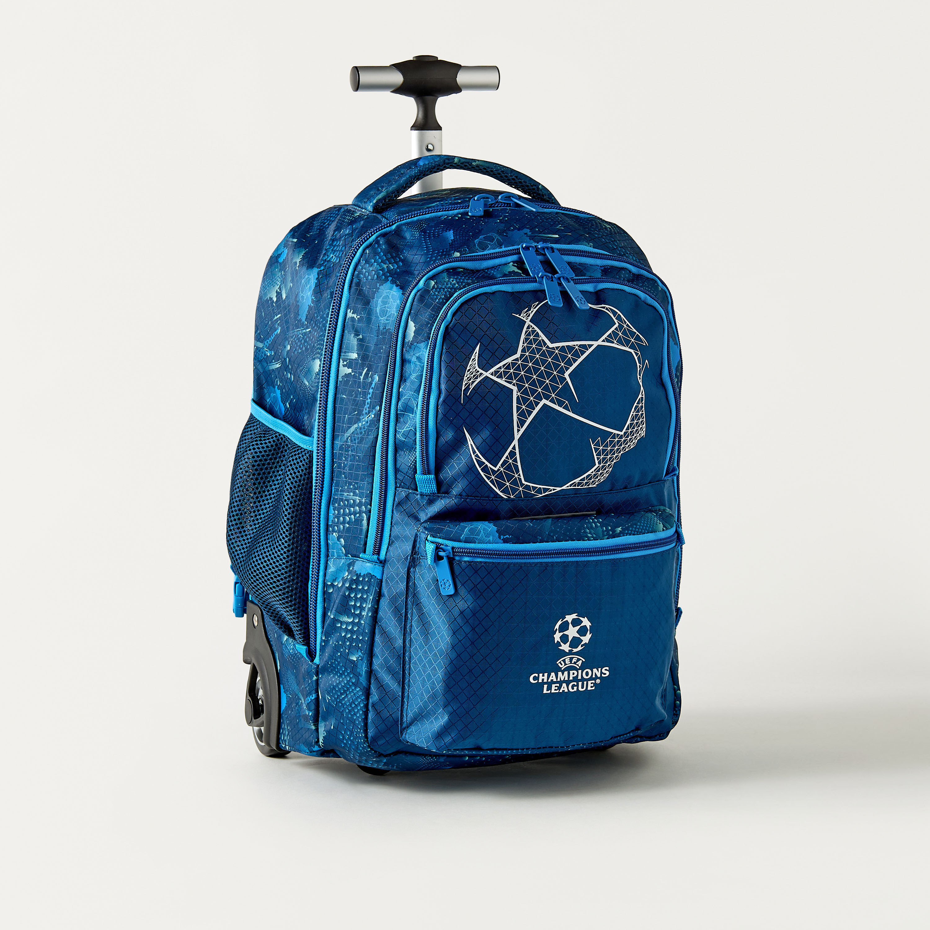 #AM-RT-width# Champions League Football Print 18-inch Trolley Backpack with Wheels - 35x23x51 cms-school-bagsandbackpacks-trolleybags-image-3