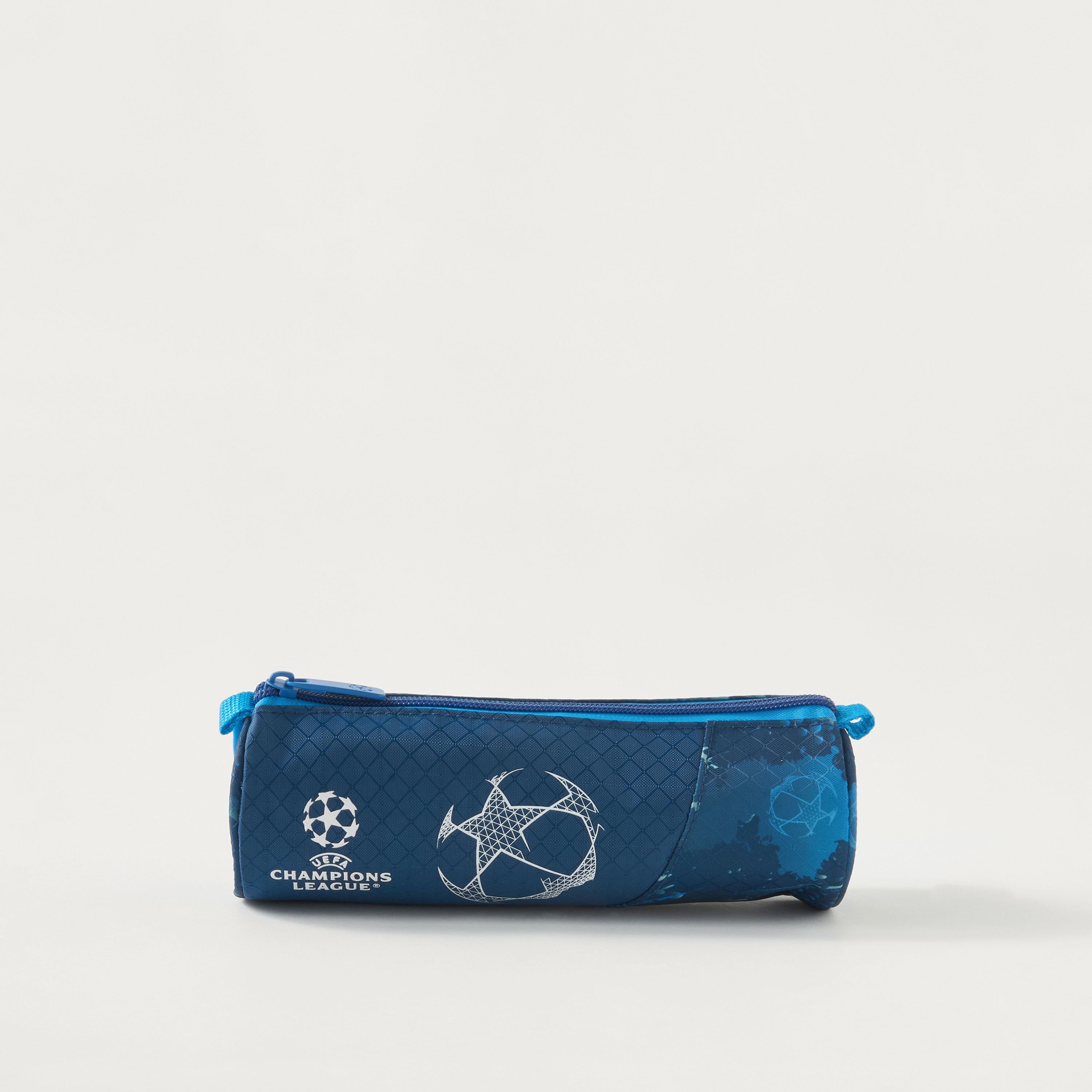 Buy Champions League Football Print Pencil Pouch with Zip Closure Online for Kids Centrepoint UAE