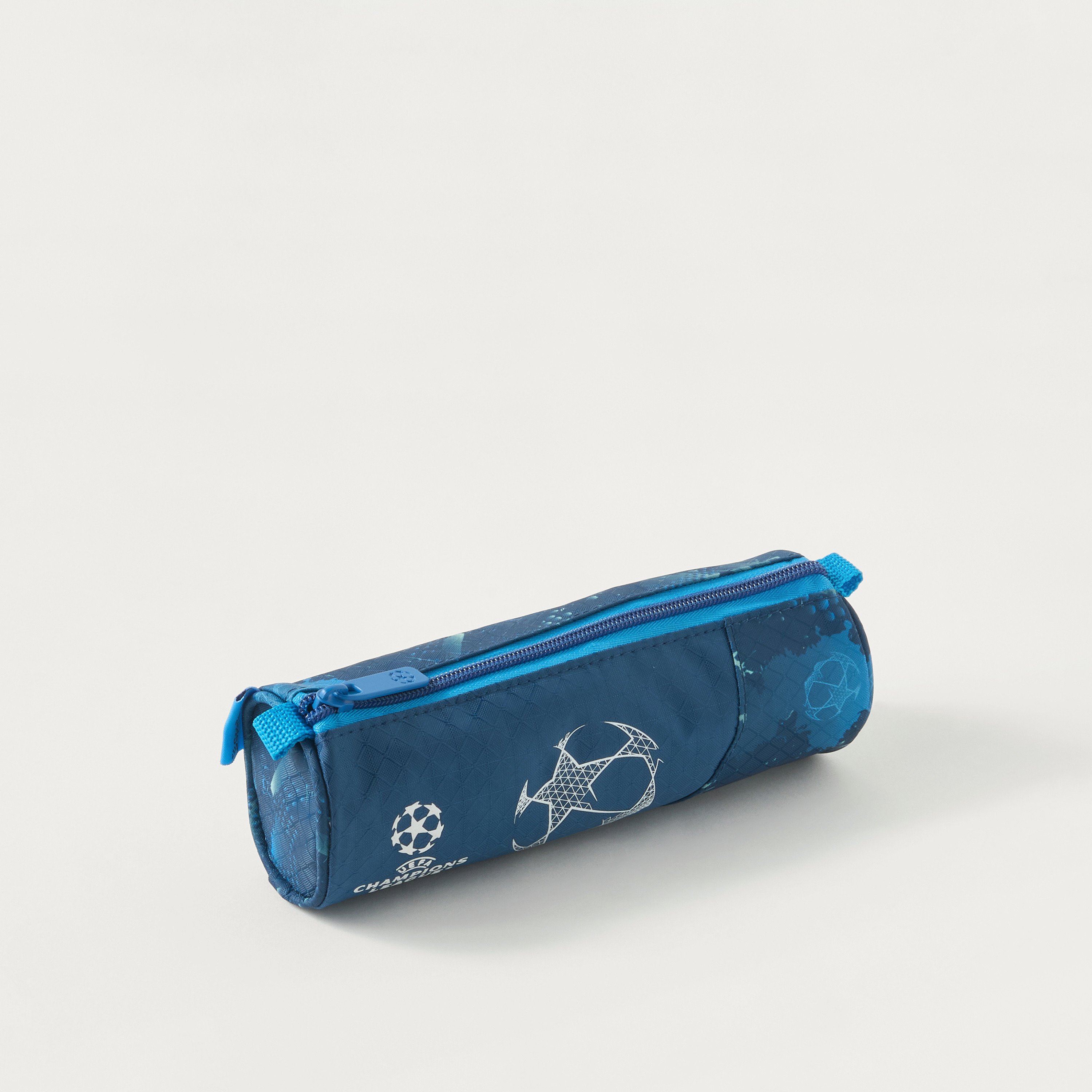مقلمة بسحاب إغلاق وطبعات كرة القدم تشامبيونز ليج-school-stationery-pencilcases-image-2