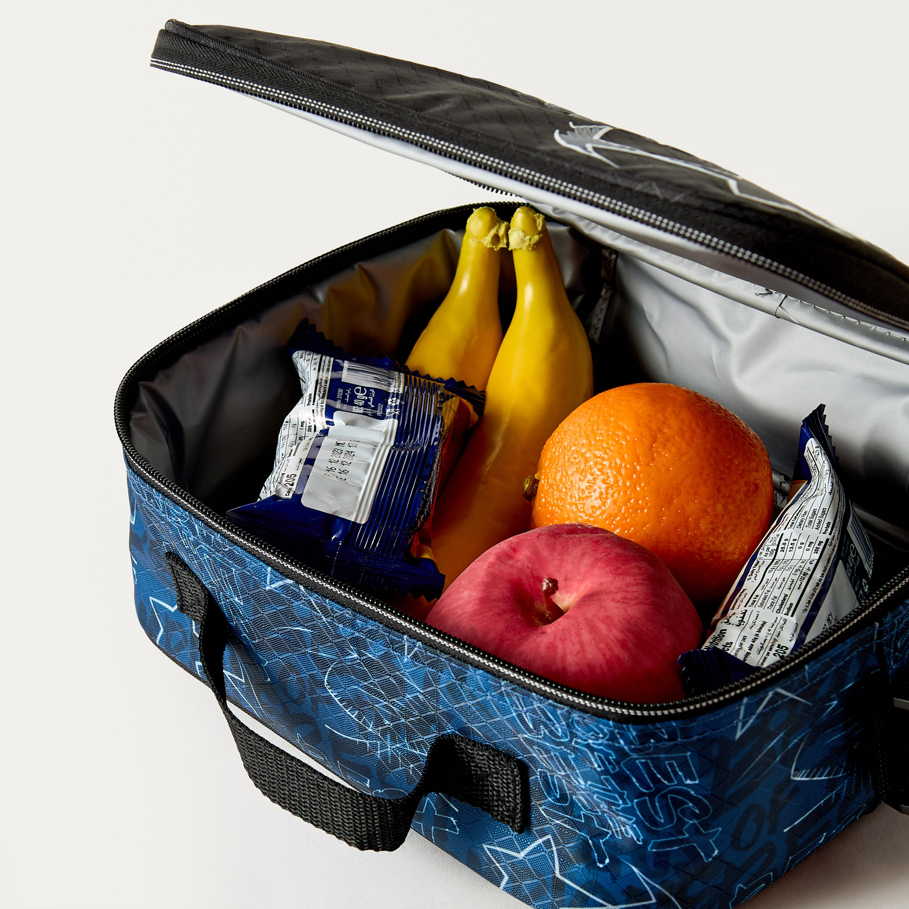 Champions League Printed Lunch Bag with Adjustable Strap and Zip Closure-school-lunchessentials-lunchbags-image-4