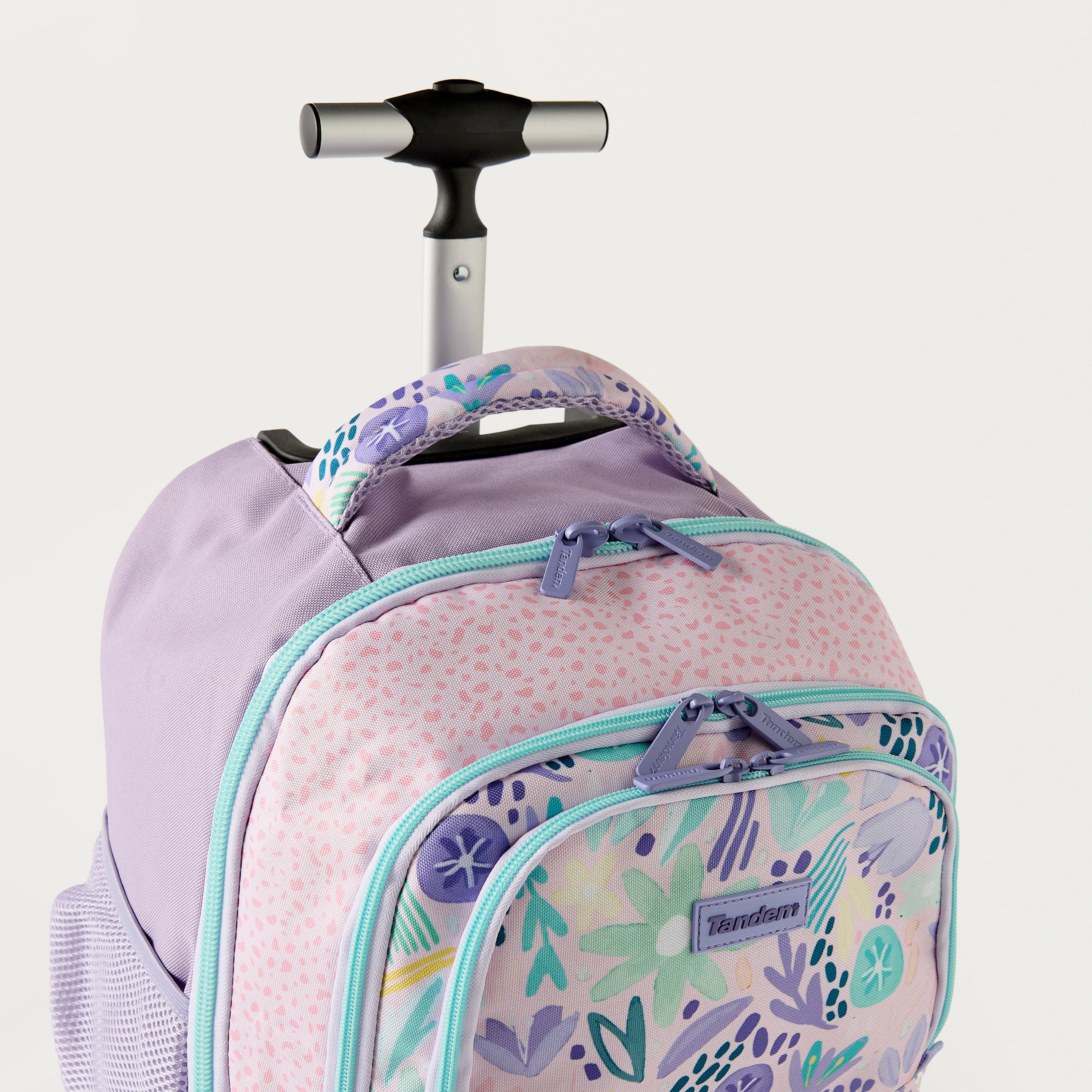 شنطة ظهر ترولي بعجلات وطبعات 18 بوصة من تانديم أكواريل - 35x23x50.8 سم-school-bagsandbackpacks-trolleybags-image-2