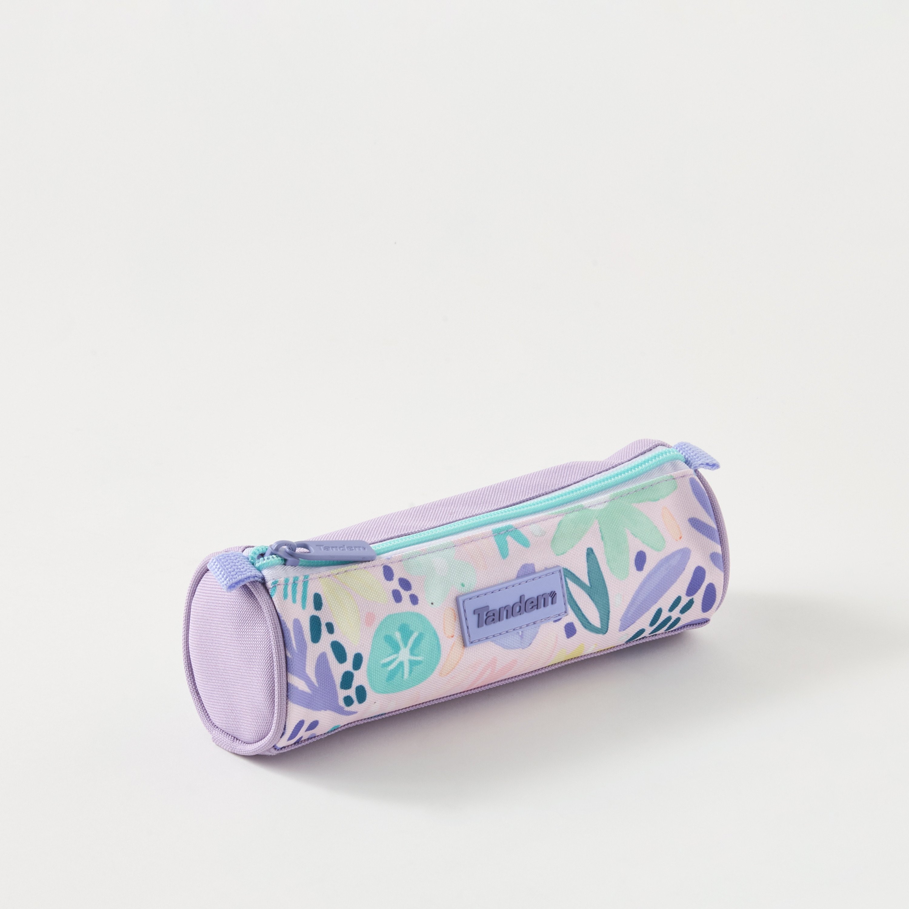 Tandem Aquarelle All-Over Print Pencil Case with Zip Closure-school-stationery-pencilcases-image-2