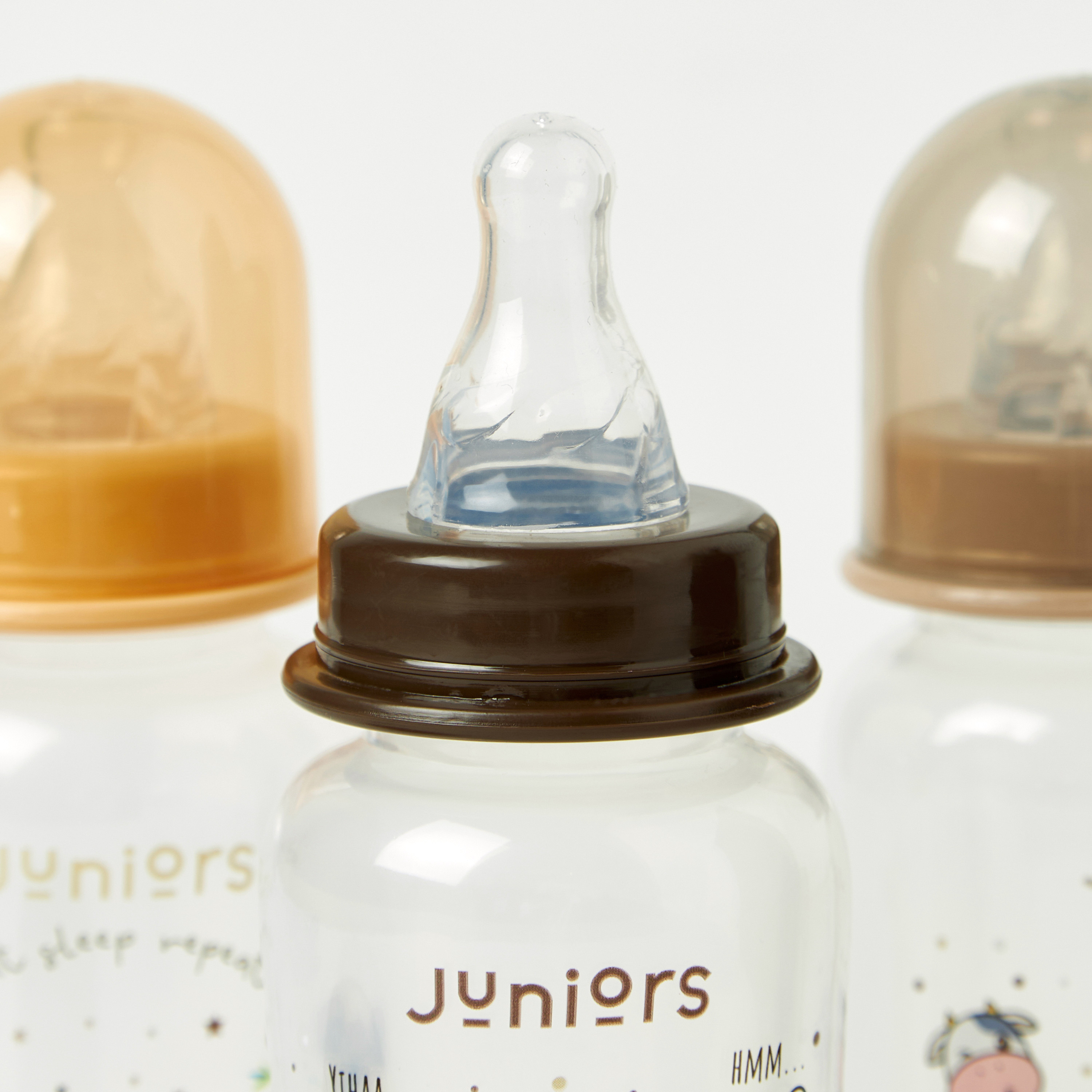 Juniors 3-Piece Dinosaur Print Feeding Bottle Set - 120 ml-baby-feeding-feedingbottles-bottlesandteats-image-4