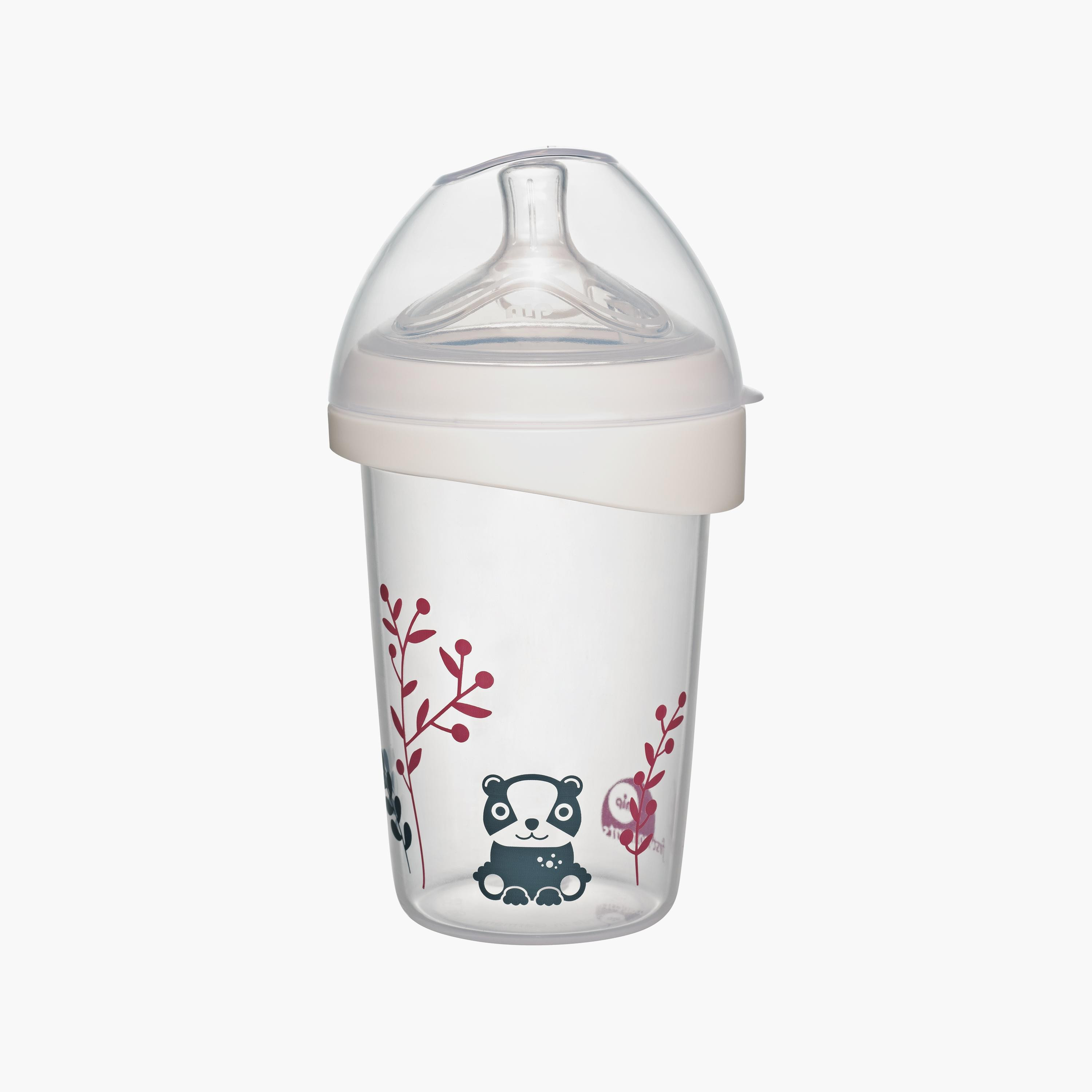 Nip First Moments Wide Neck PP Bottle, Bear - 150 ML-baby-feeding-feedingbottles-bottlesandteats-image-1