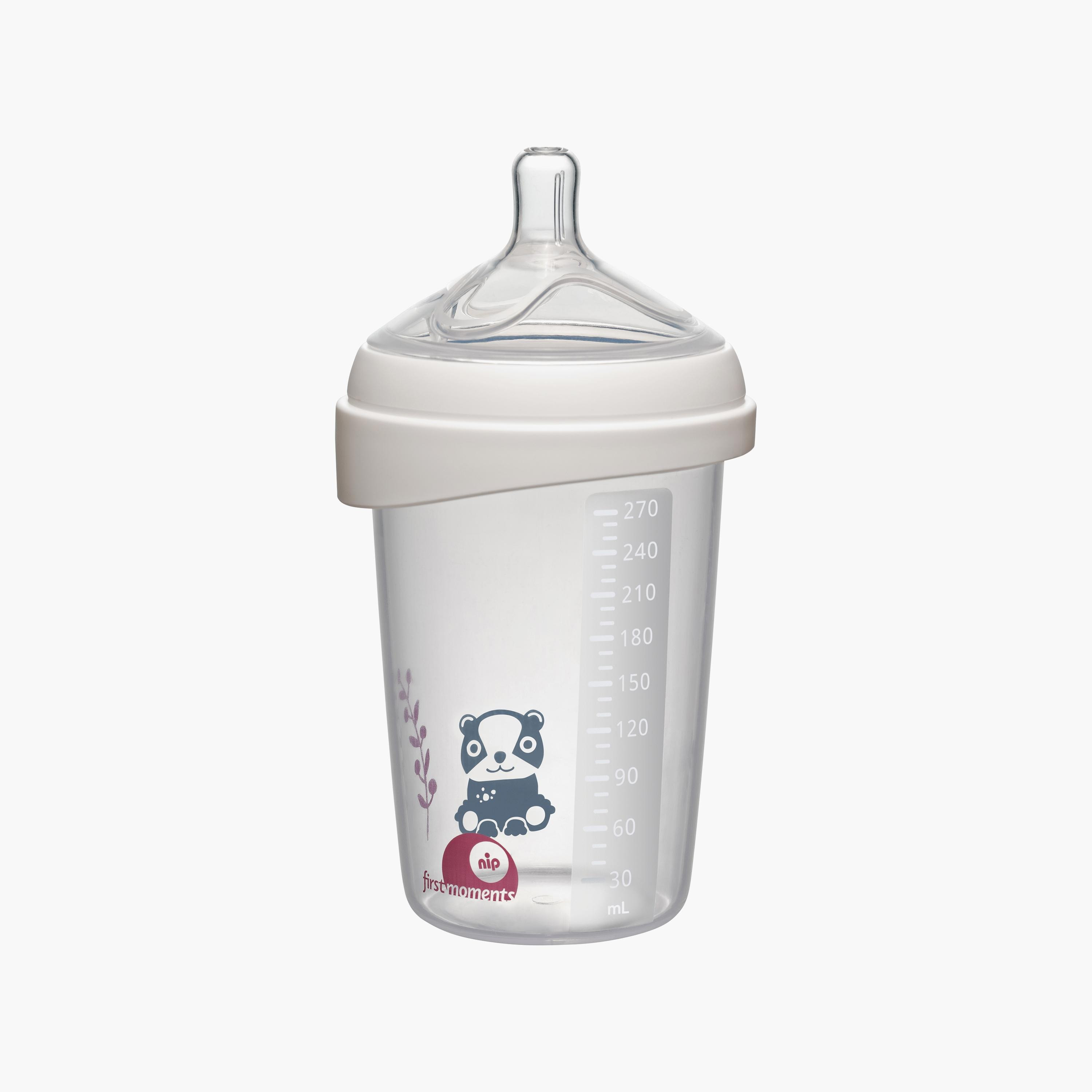 Nip First Moments Wide Neck PP Bottle, Bear - 150 ML-baby-feeding-feedingbottles-bottlesandteats-image-2