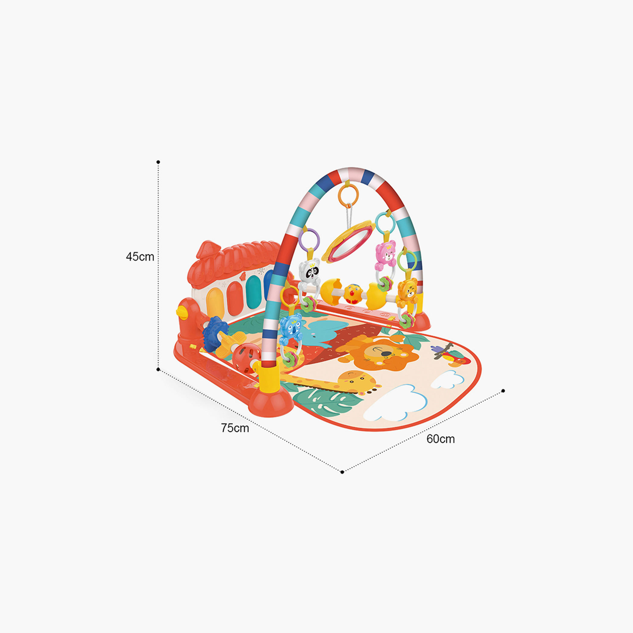 لعبة رف لياقة بدنية بتصميم بيانو-baby-toys-preschool-image-2