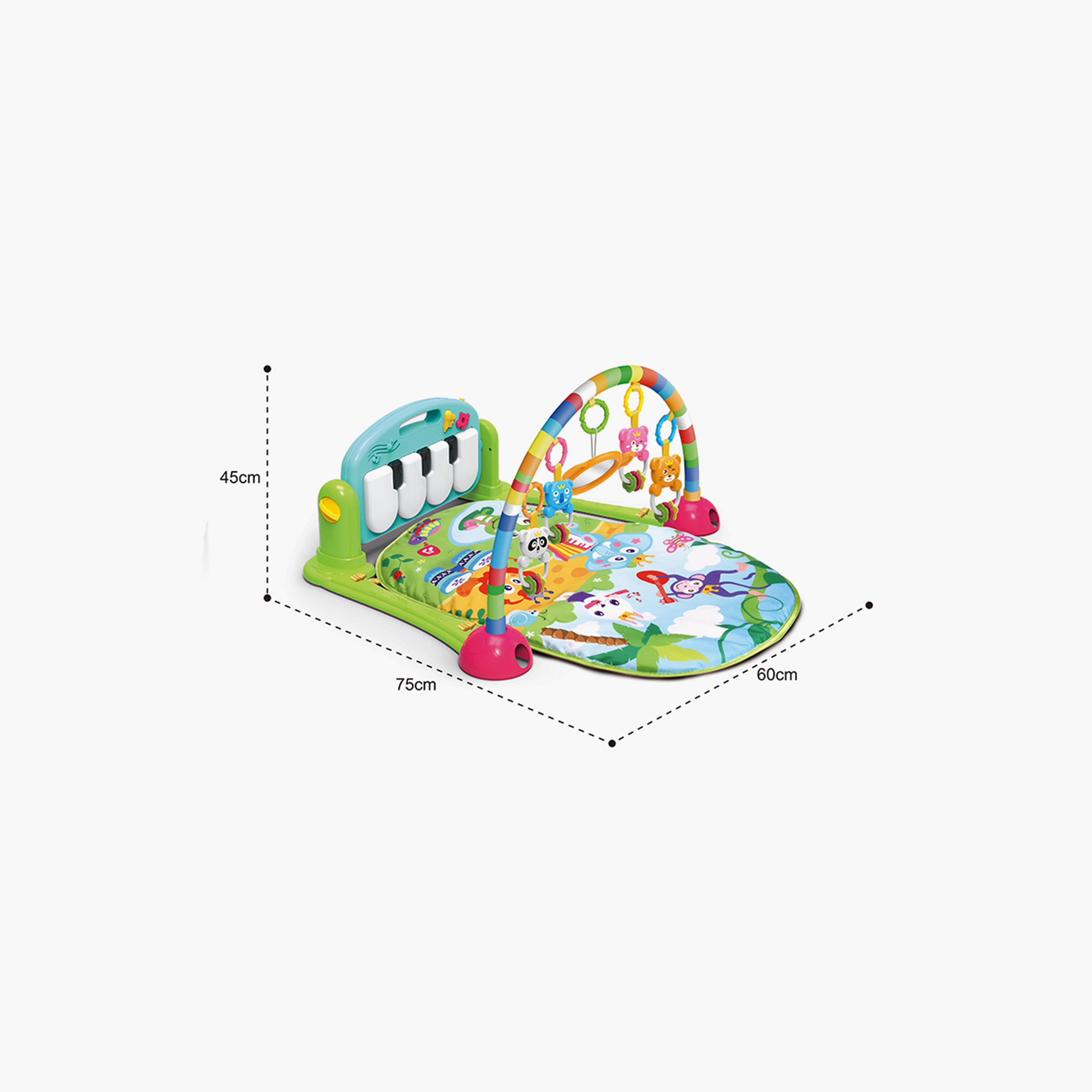 لعبة رف لياقة بدنية بتصميم بيانو من جونيورز-baby-infantactivity-playpensandplaymats-image-2