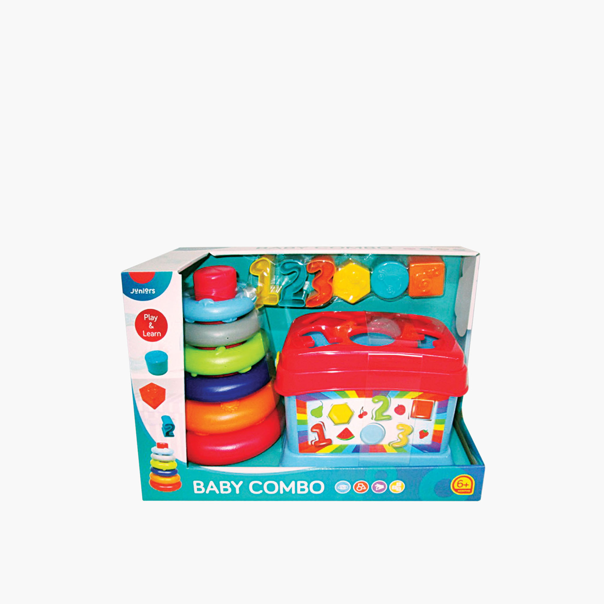 مجموعة ألعاب بيبي كومبو من جونيوز-toys-babyandtoddlertoys-stackingandnestingtoys-image-1