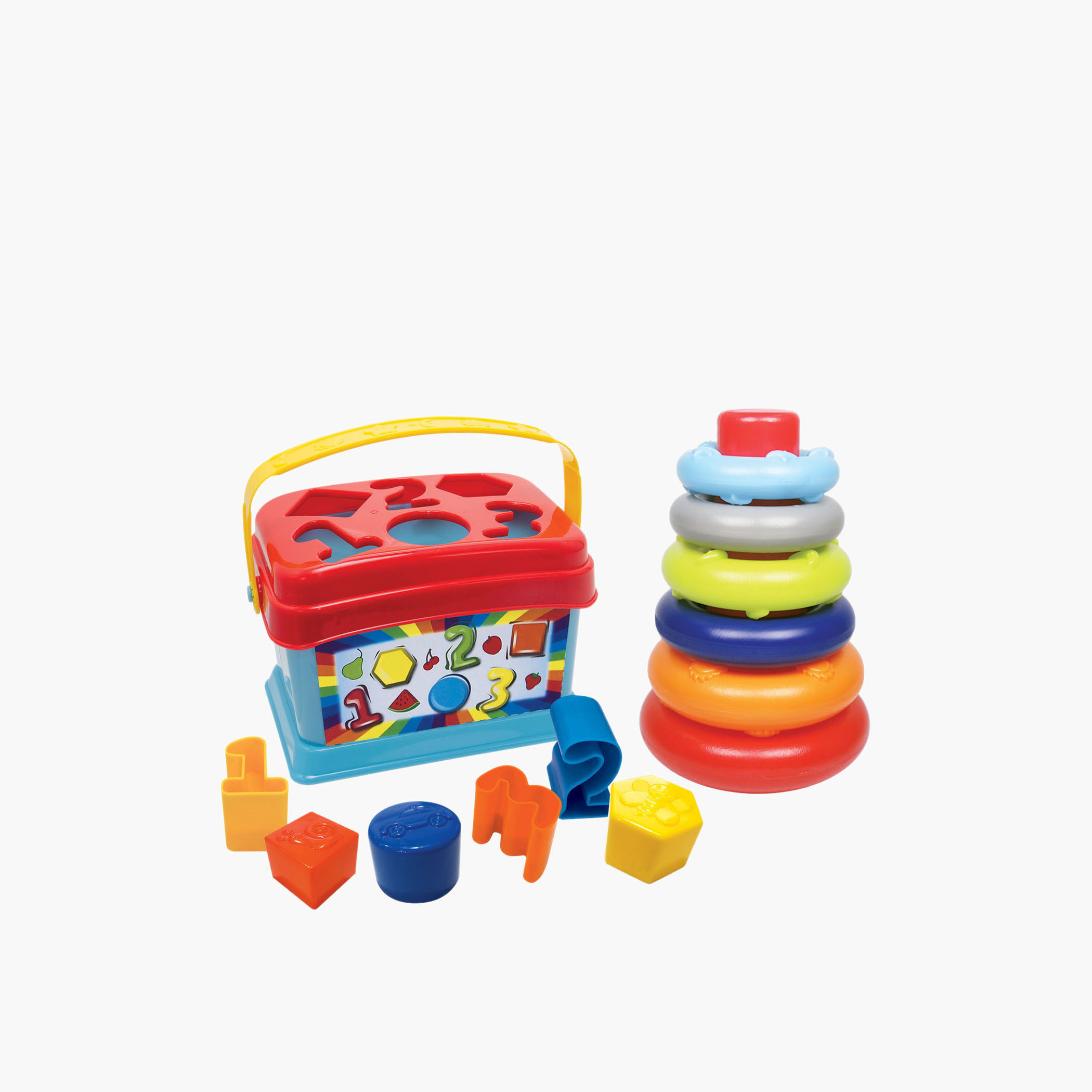 مجموعة ألعاب بيبي كومبو من جونيوز-toys-babyandtoddlertoys-stackingandnestingtoys-image-2
