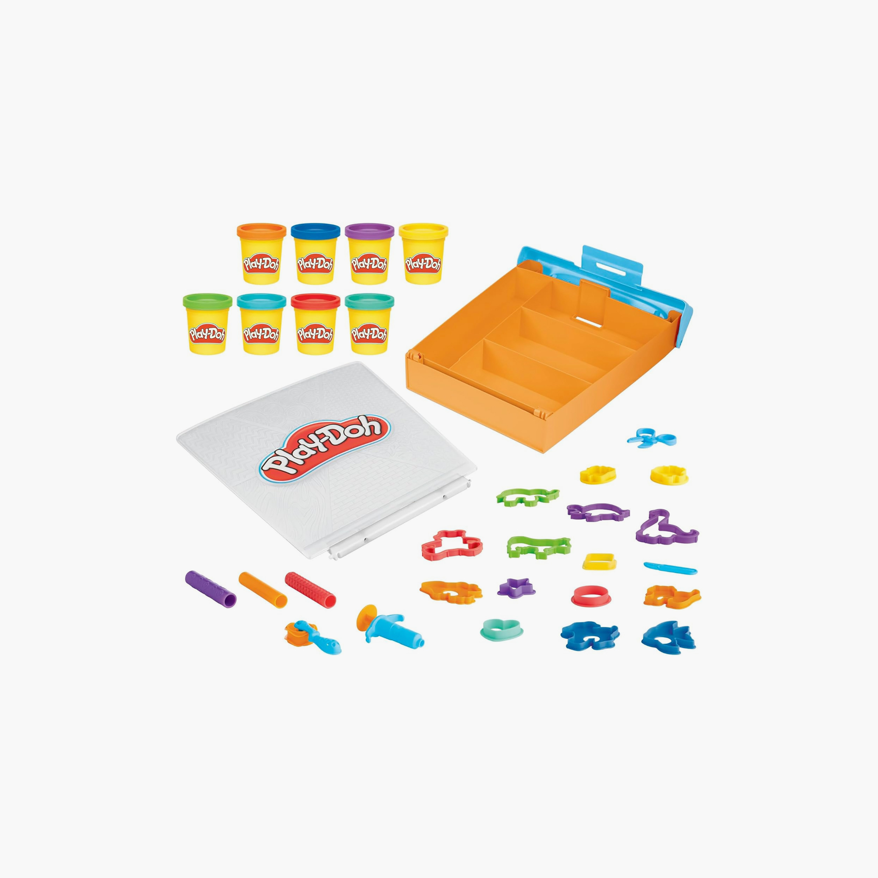 Play-Doh Imagine Animals Storage Set with Moulds - 8 Colours-school-artsandcrafts-image-1