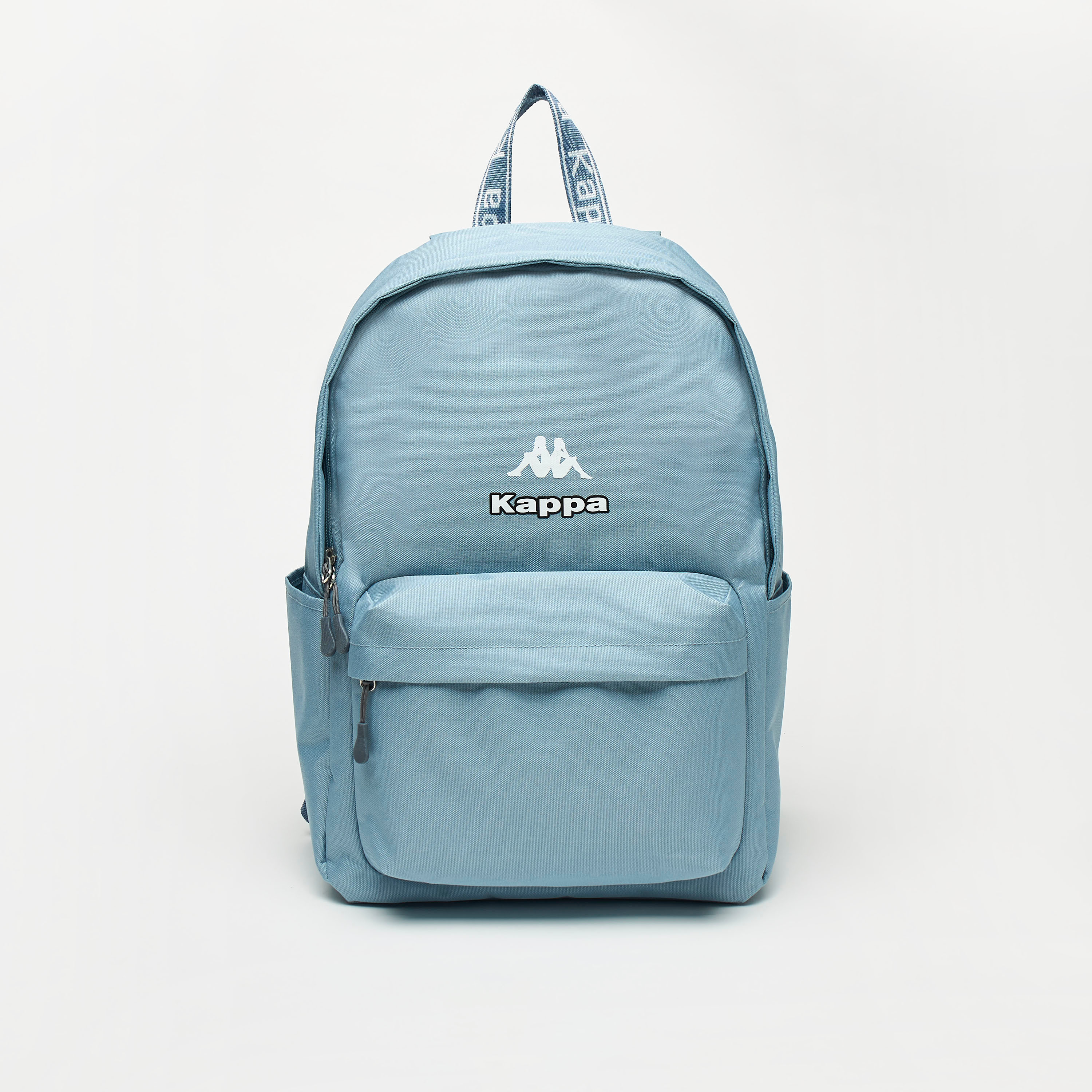 Shop Kappa Logo Detail Backpack with Adjustable Shoulder Straps Online Splash Kuwait