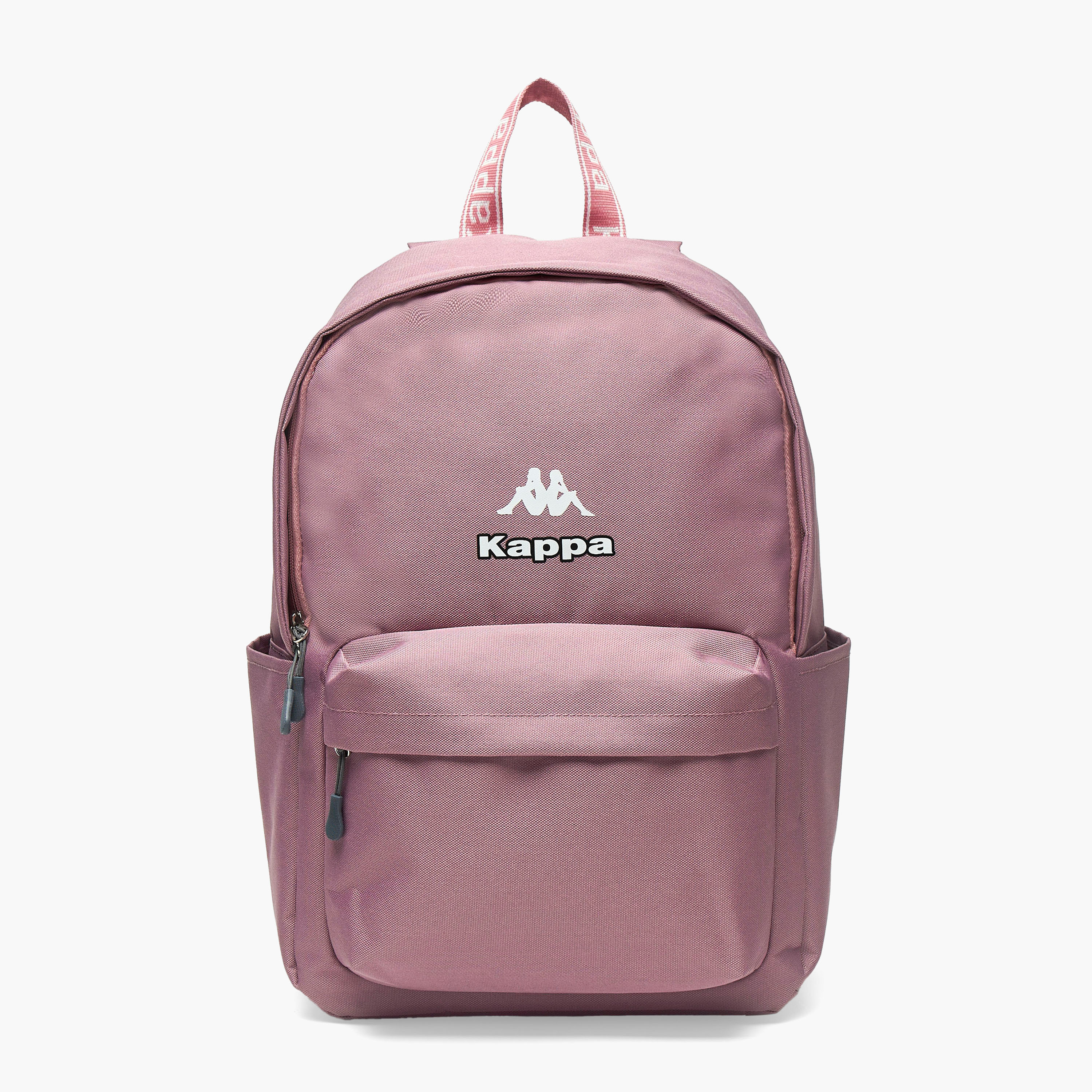 Kappa Logo Detail Backpack with Adjustable Shoulder Straps-school-bagsandbackpacks-backpacks-image-1