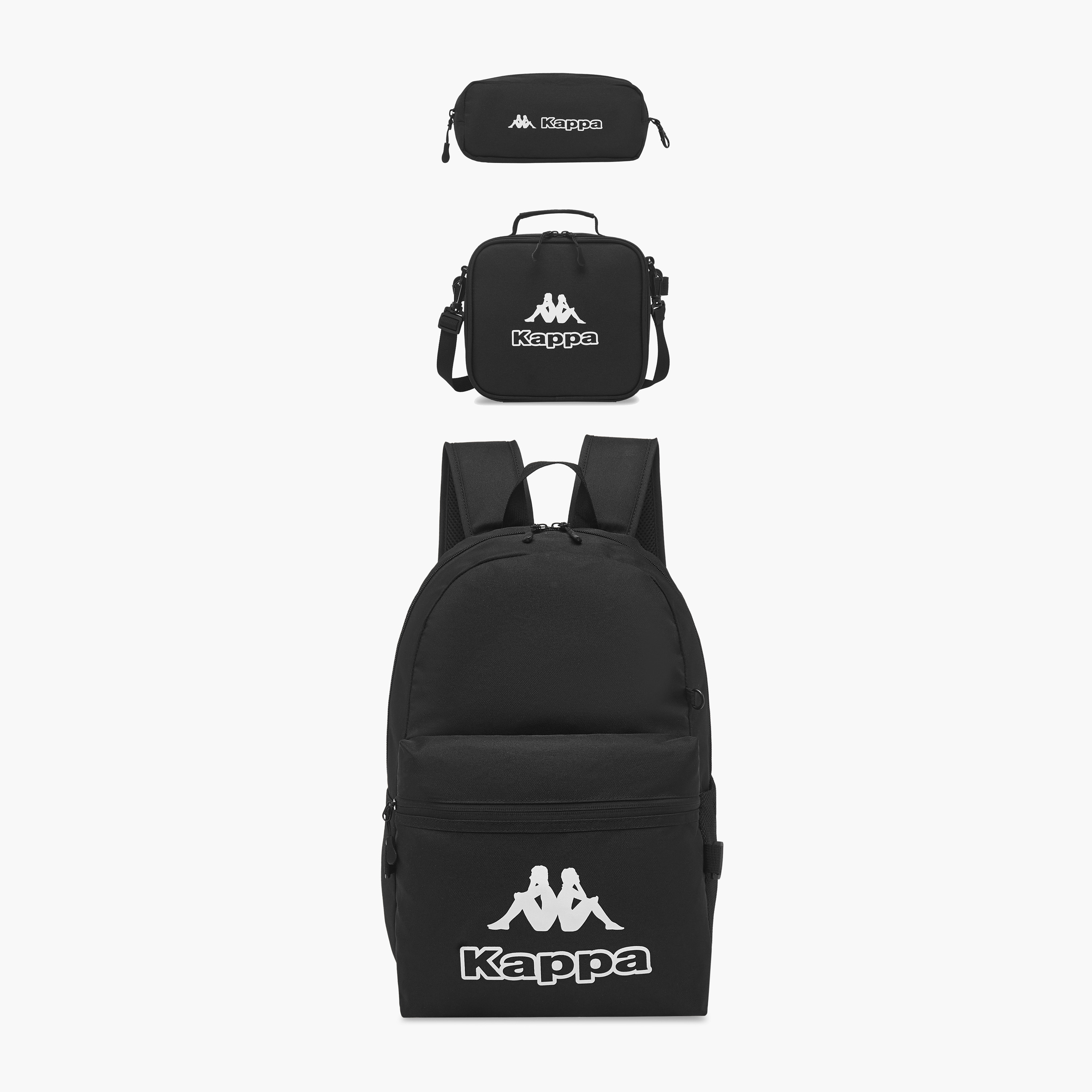 طقم شنطة ظهر مع شنطة غداء ومقلمة بطبعات شعار من كابا-cpkids-backtoschool-schoolbagsandbackpacks-backpacks-image-1