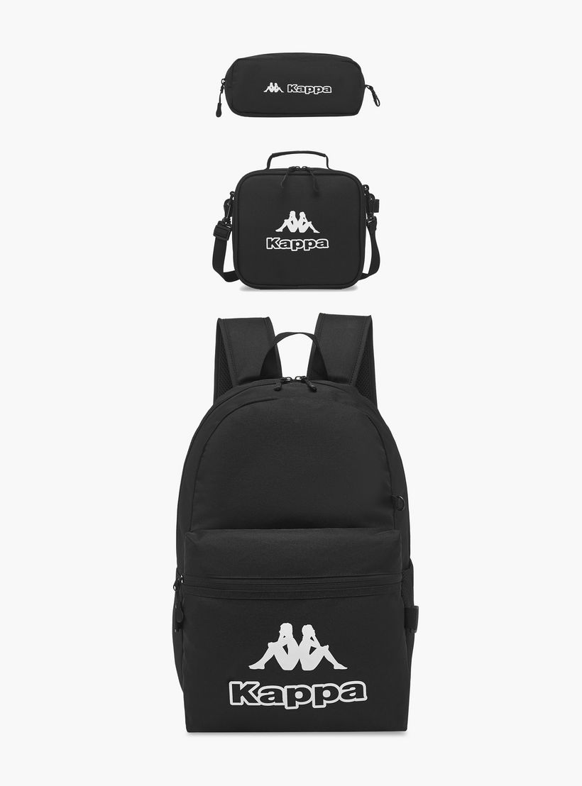 طقم شنطة ظهر مع شنطة غداء ومقلمة بطبعات شعار من كابا-cpkids-backtoschool-schoolbagsandbackpacks-backpacks-image-1