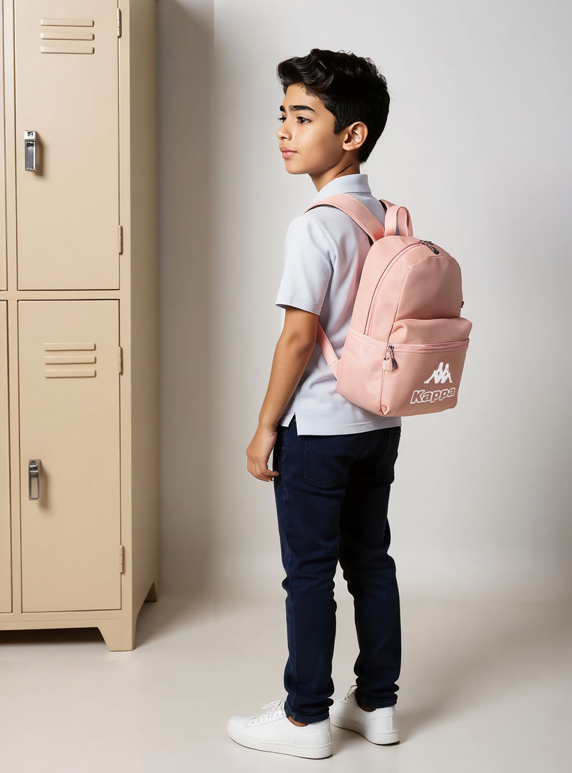 طقم شنطة ظهر مع شنطة غداء ومقلمة بطبعات شعار من كابا-cpkids-backtoschool-schoolbagsandbackpacks-backpacks-image-2