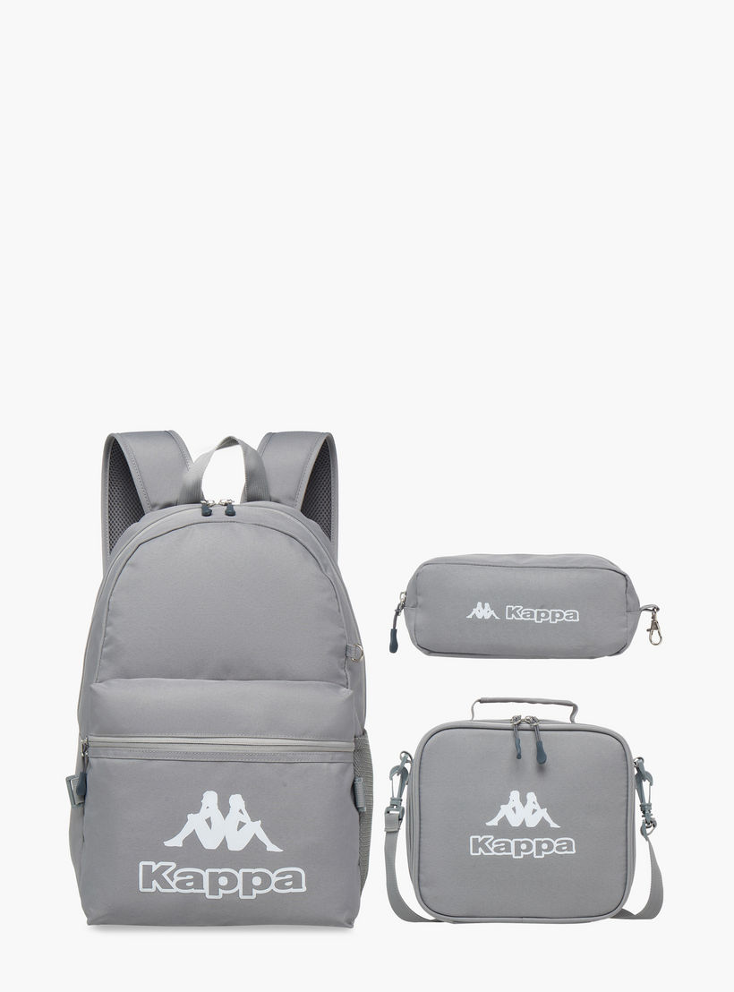طقم شنطة ظهر مع شنطة غداء ومقلمة بطبعات شعار من كابا-cpkids-backtoschool-schoolbagsandbackpacks-backpacks-image-1