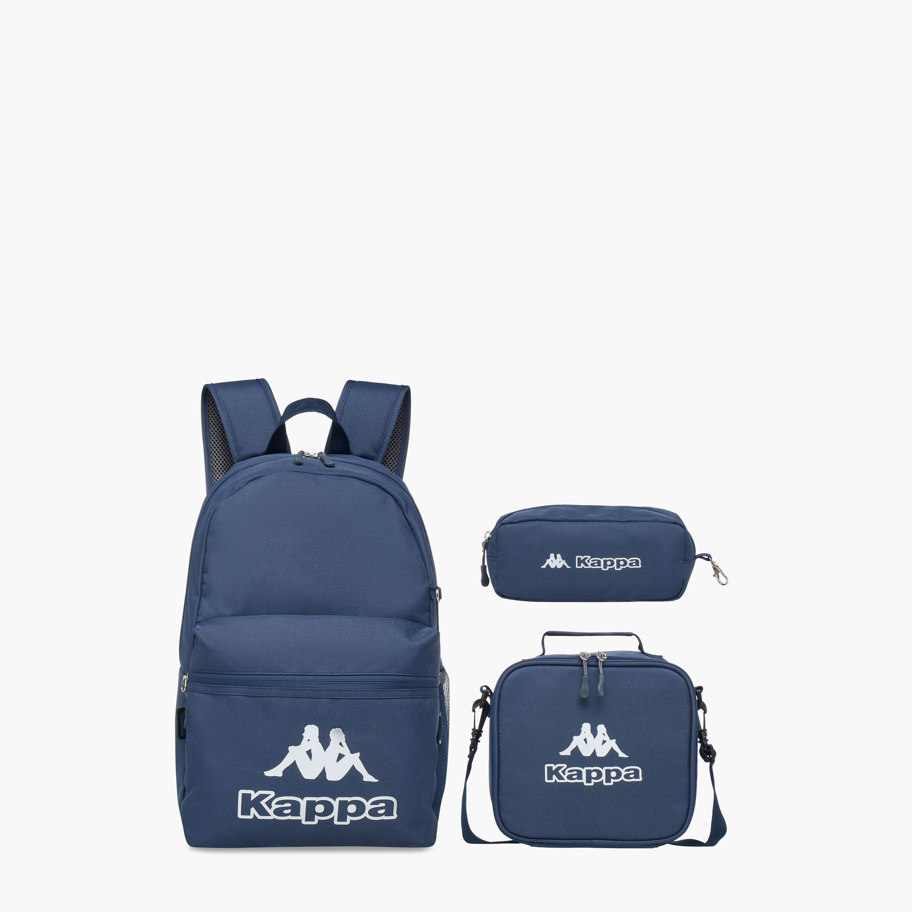 طقم شنطة ظهر مع شنطة غداء ومقلمة بطبعات شعار من كابا-cpkids-backtoschool-schoolbagsandbackpacks-backpacks-image-1