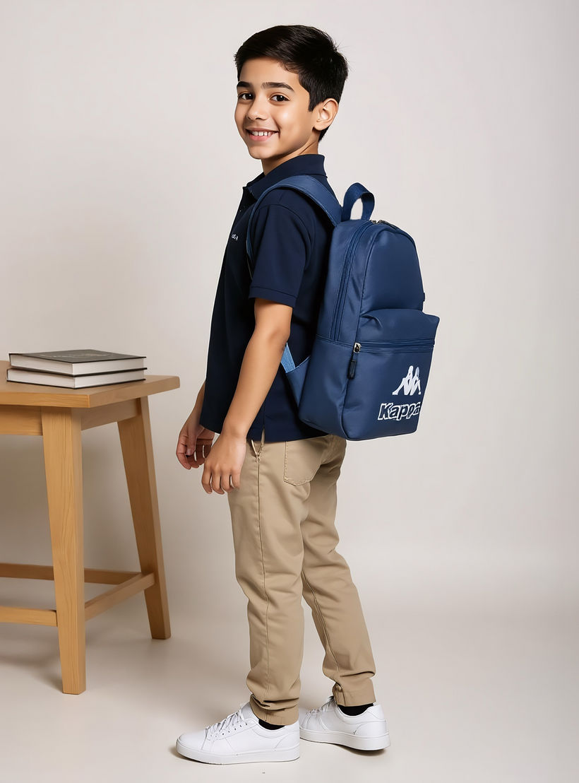 طقم شنطة ظهر مع شنطة غداء ومقلمة بطبعات شعار من كابا-cpkids-backtoschool-schoolbagsandbackpacks-backpacks-image-2