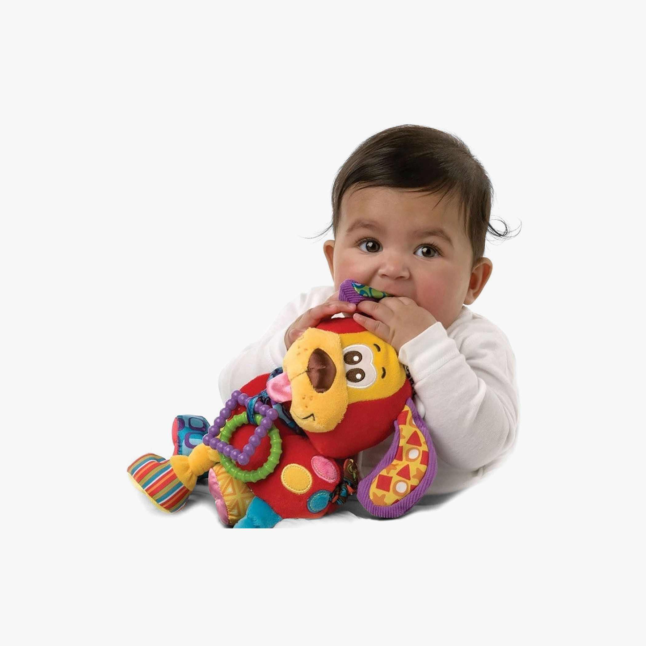 Playgro Pookie Puppy Textured Teething and Stroller Toy-baby-gear-travelaccessories-image-4