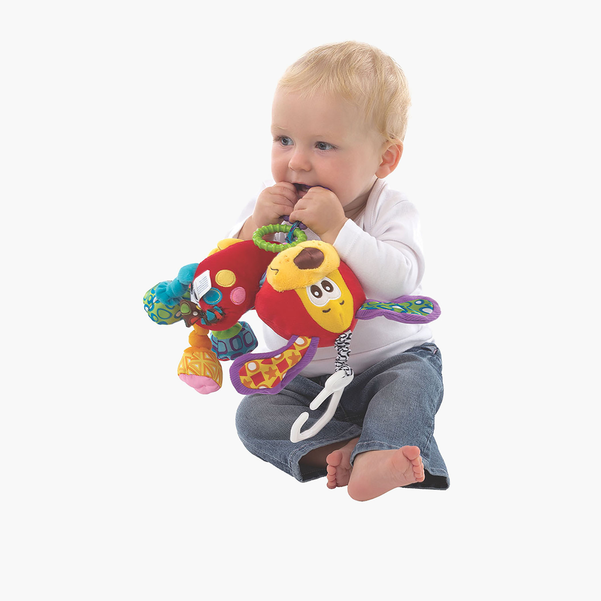 Playgro Pookie Puppy Textured Teething and Stroller Toy-baby-gear-travelaccessories-image-5