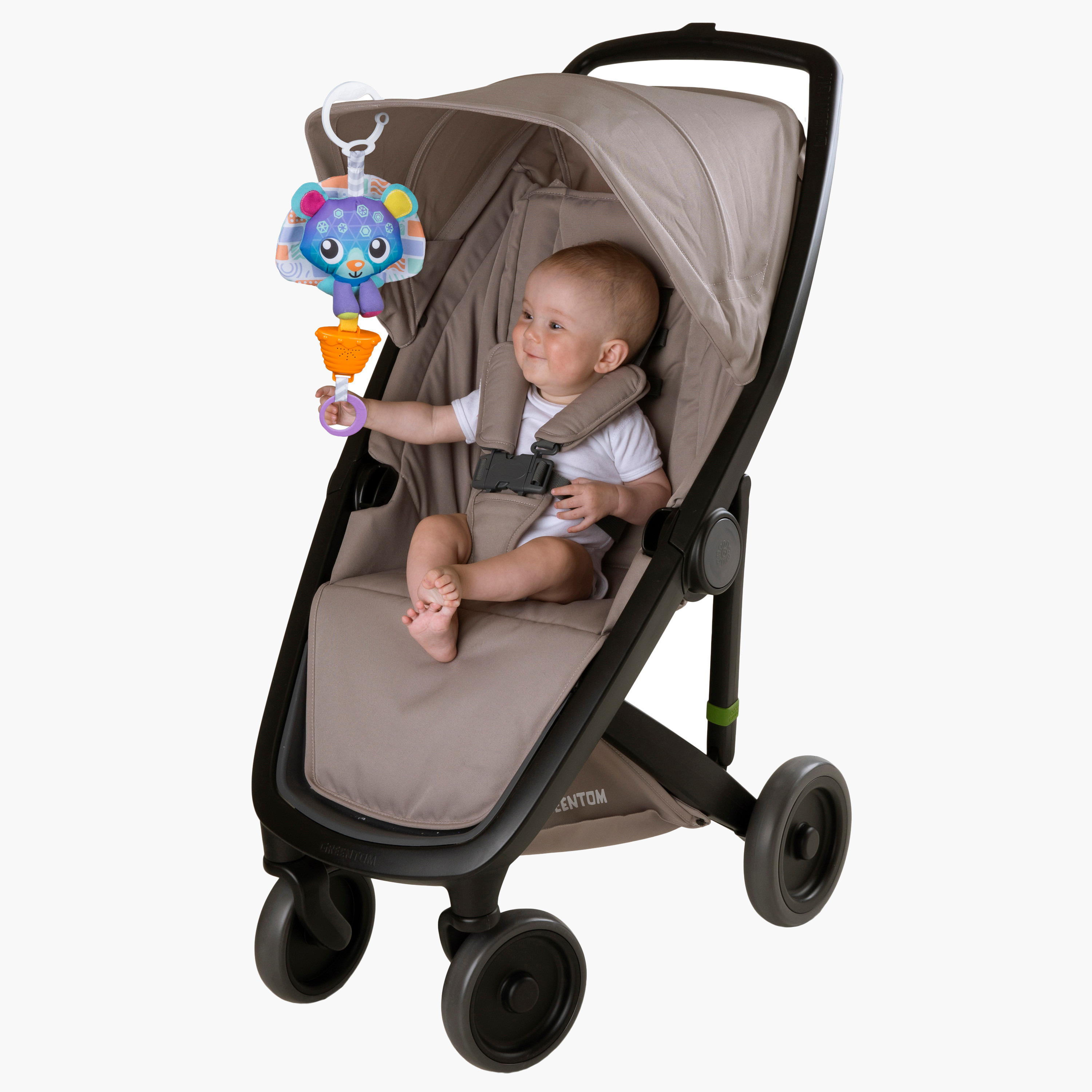 Playgro Polar Pals Musical Pullstring Arctic Bear Stroller Accessory-baby-gear-travelaccessories-image-4