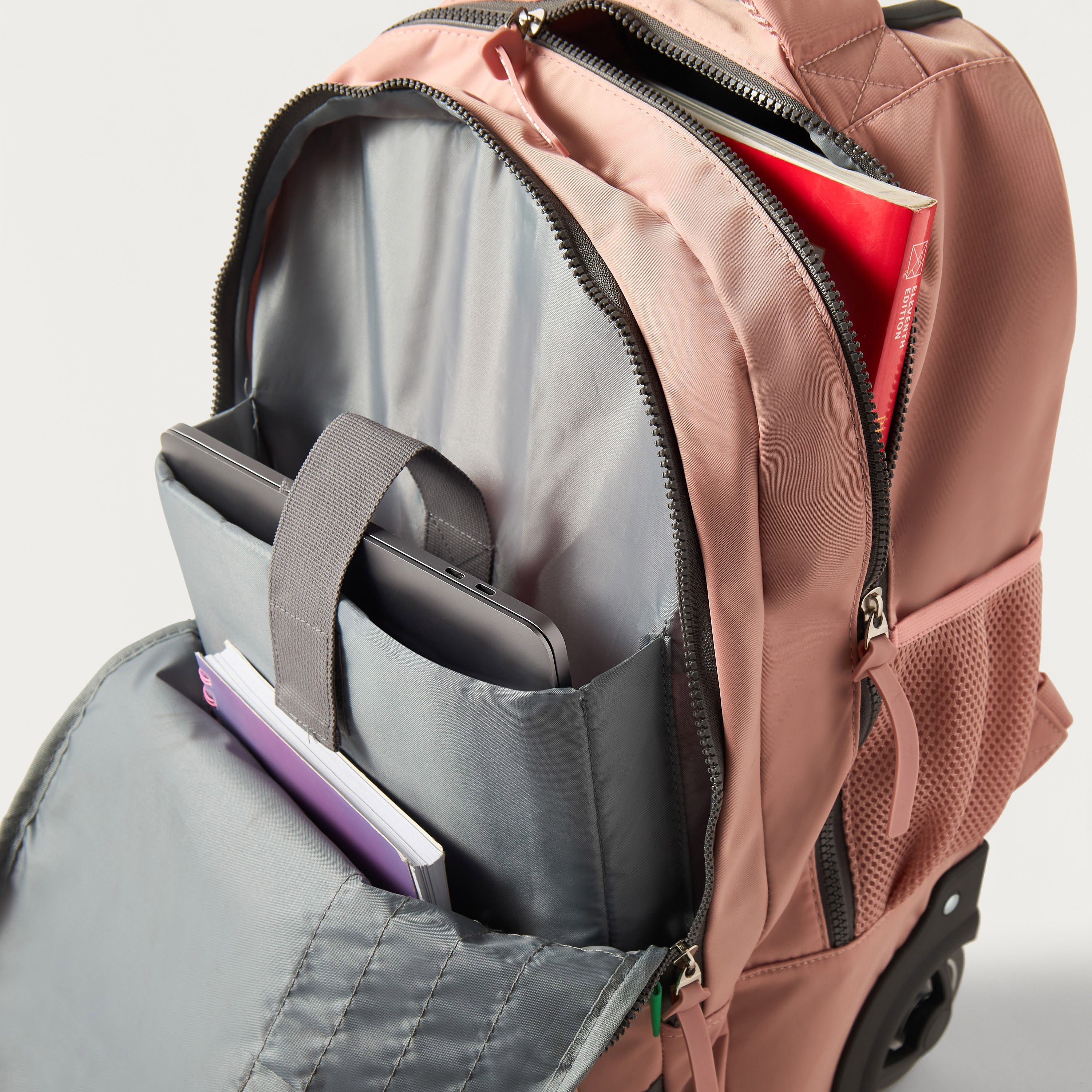 UCB Solid 18-inch Trolley Backpack with Wheels - 30x16x46 cms-school-bagsandbackpacks-trolleybags-image-7