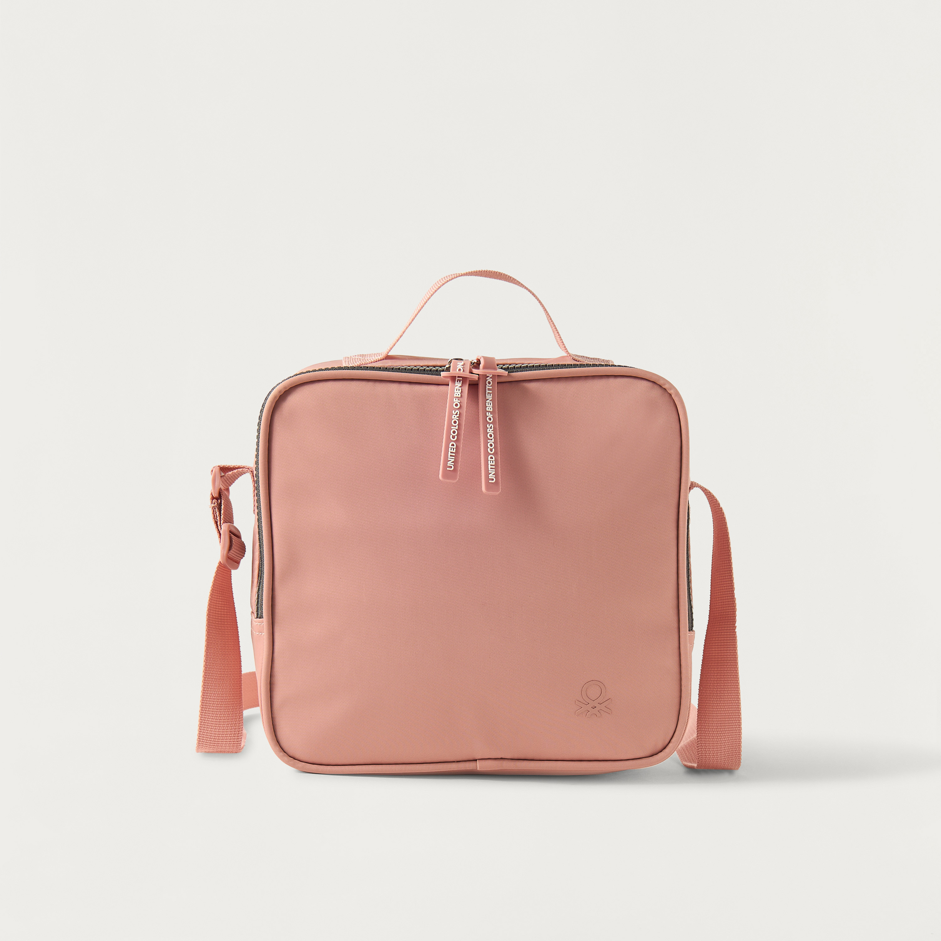 UCB Solid Lunch Bag with Adjustable Strap and Zip Closure-school-lunchessentials-lunchbags-image-1