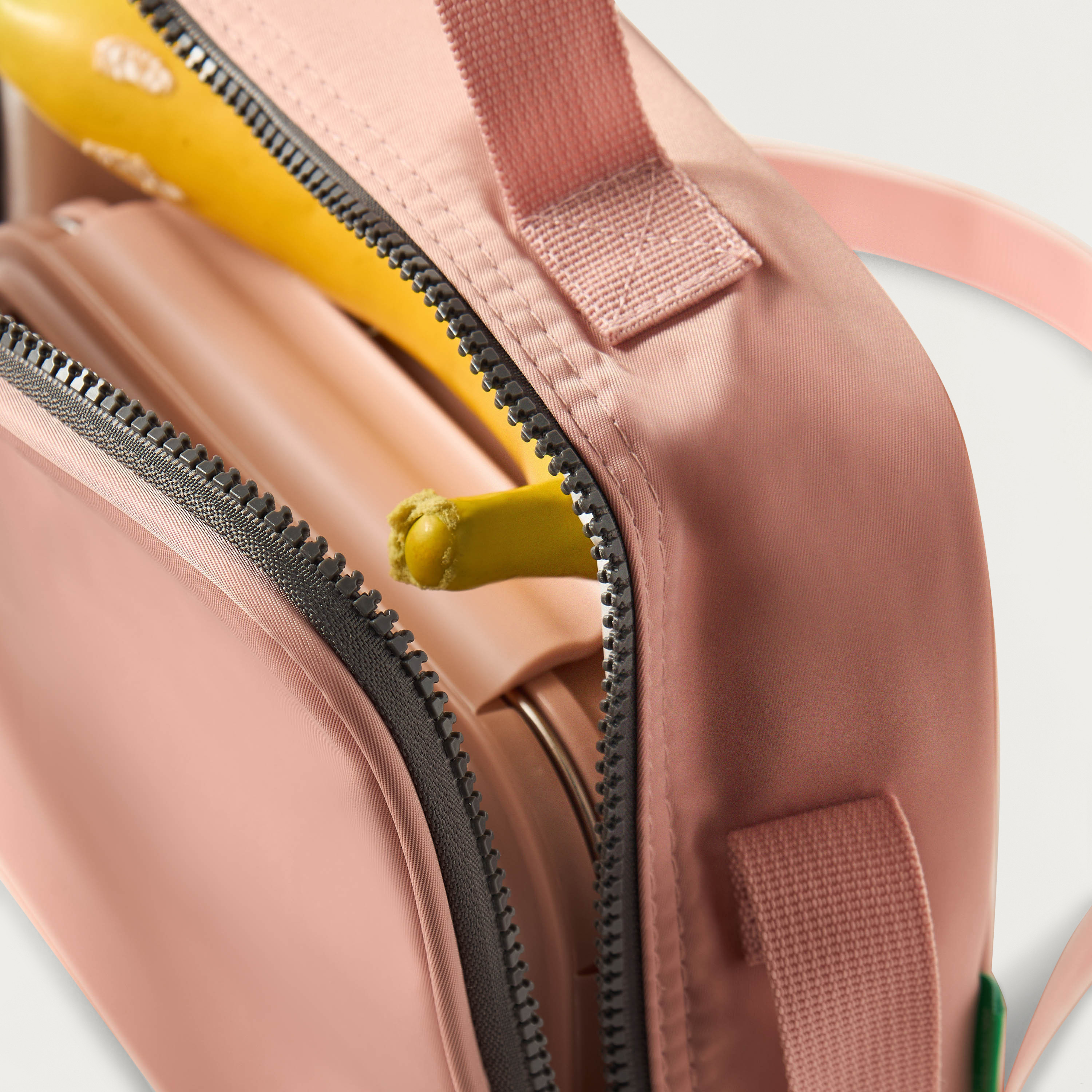 UCB Solid Lunch Bag with Adjustable Strap and Zip Closure-school-lunchessentials-lunchbags-image-4