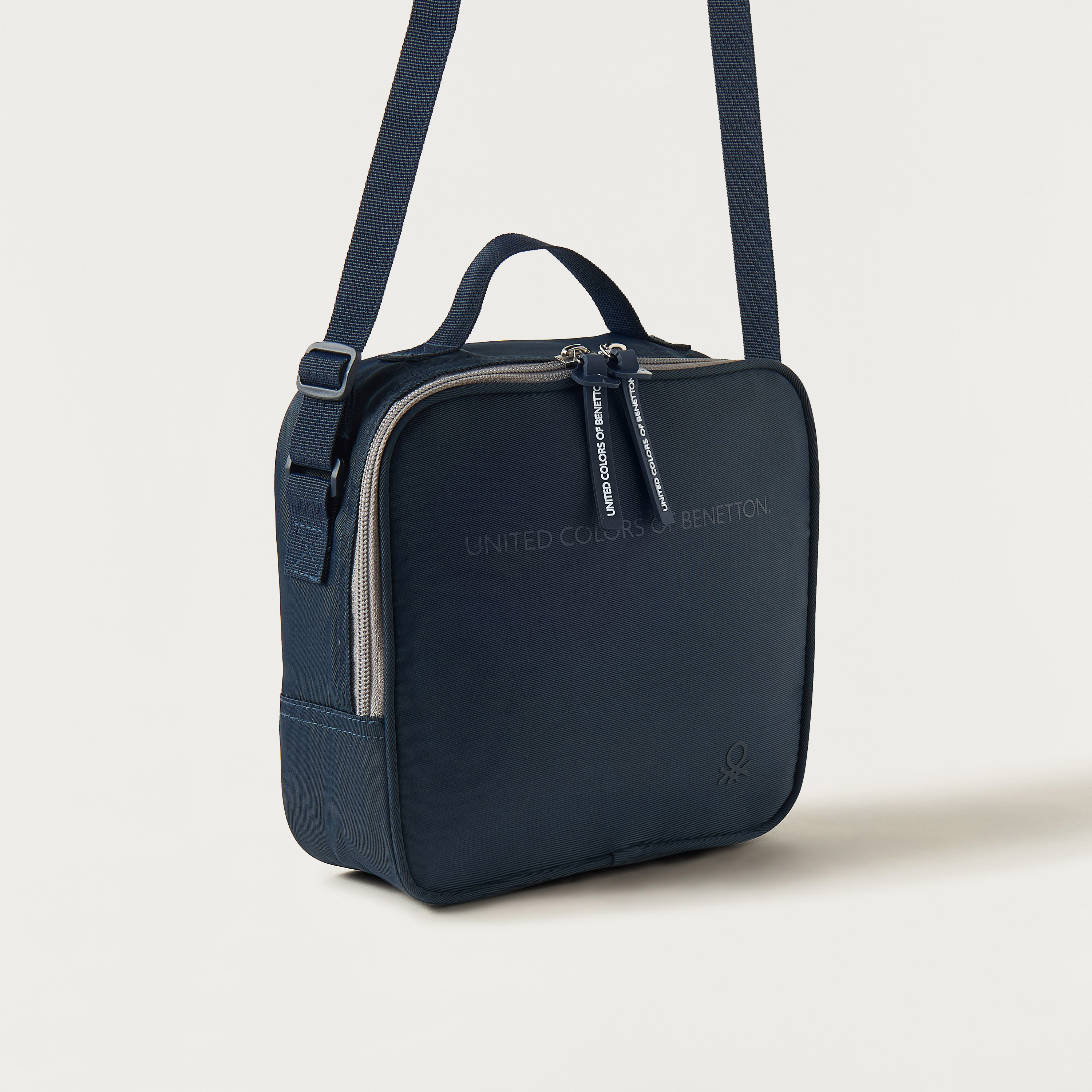 UCB Solid Lunch Bag with Adjustable Strap and Zip Closure-school-lunchessentials-lunchbags-image-2