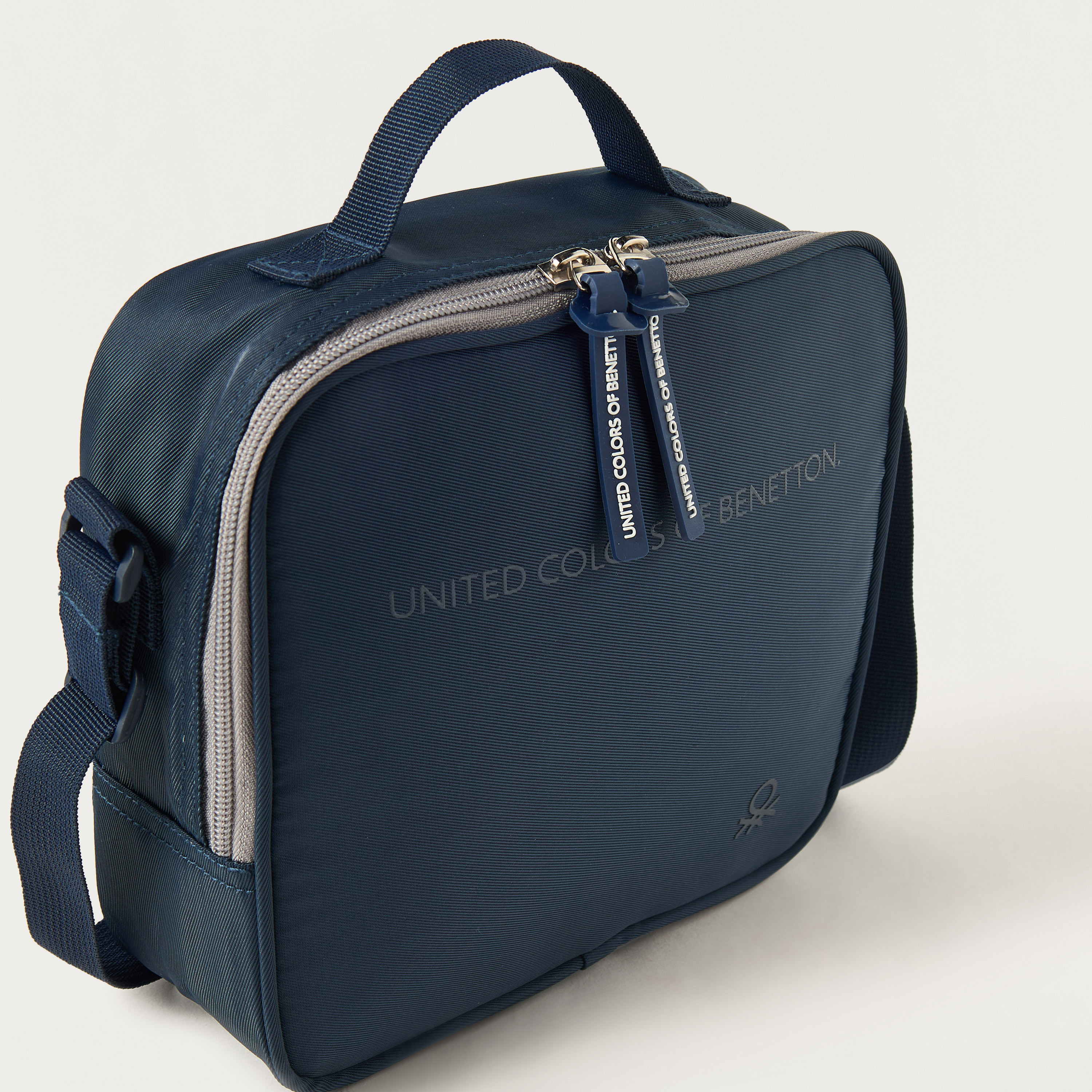 UCB Solid Lunch Bag with Adjustable Strap and Zip Closure-school-lunchessentials-lunchbags-image-3