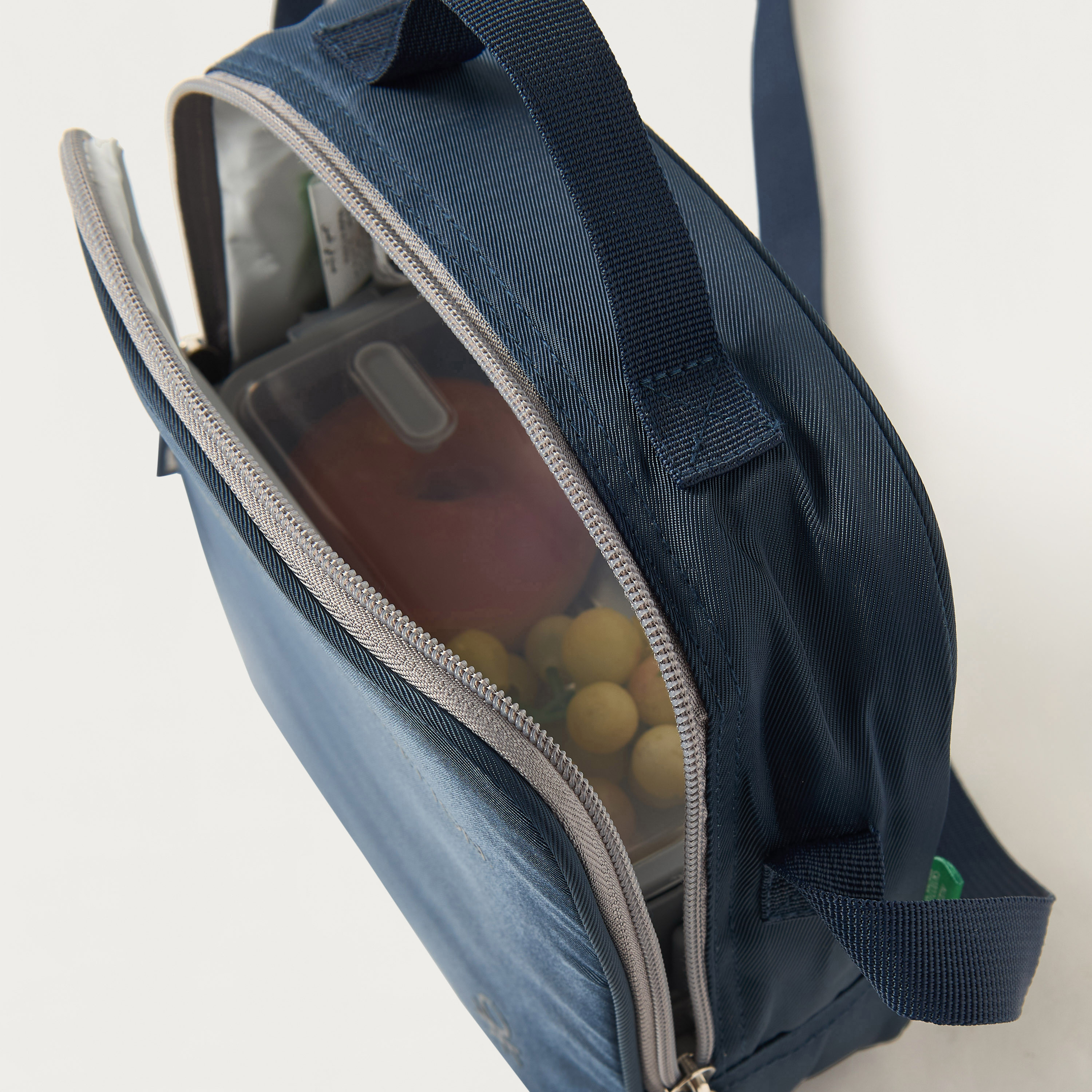 UCB Solid Lunch Bag with Adjustable Strap and Zip Closure-school-lunchessentials-lunchbags-image-4