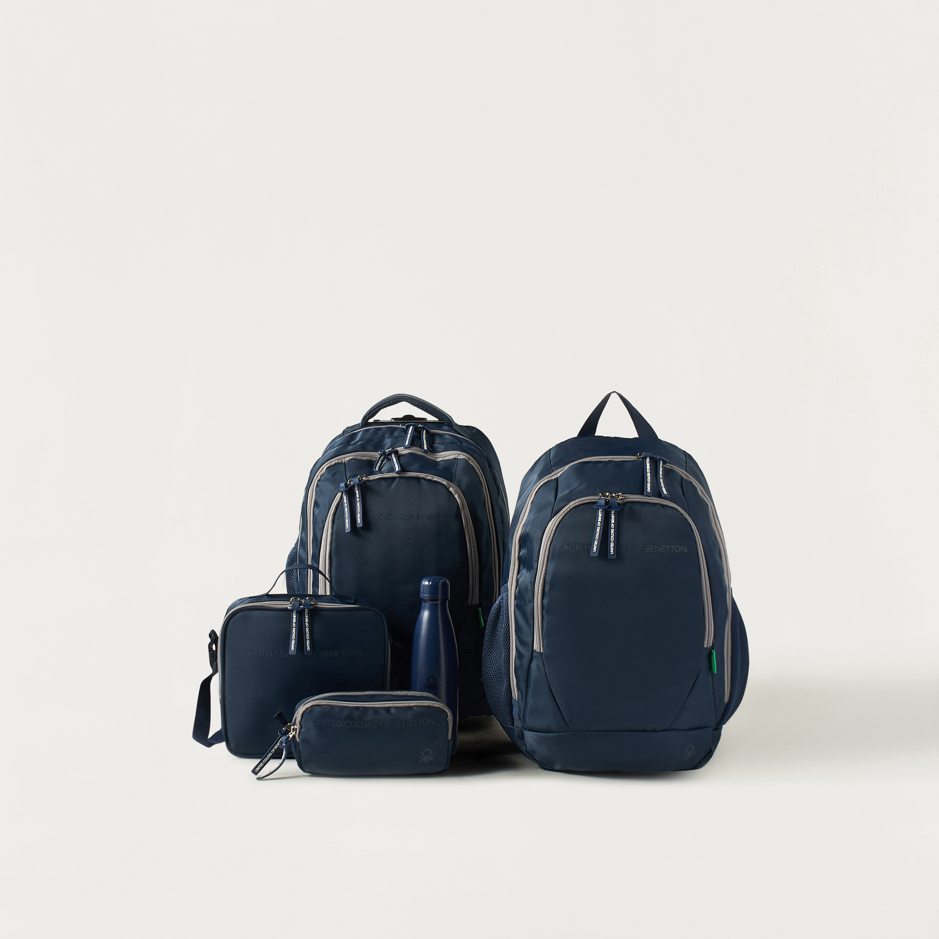 UCB Solid Lunch Bag with Adjustable Strap and Zip Closure-school-lunchessentials-lunchbags-image-5