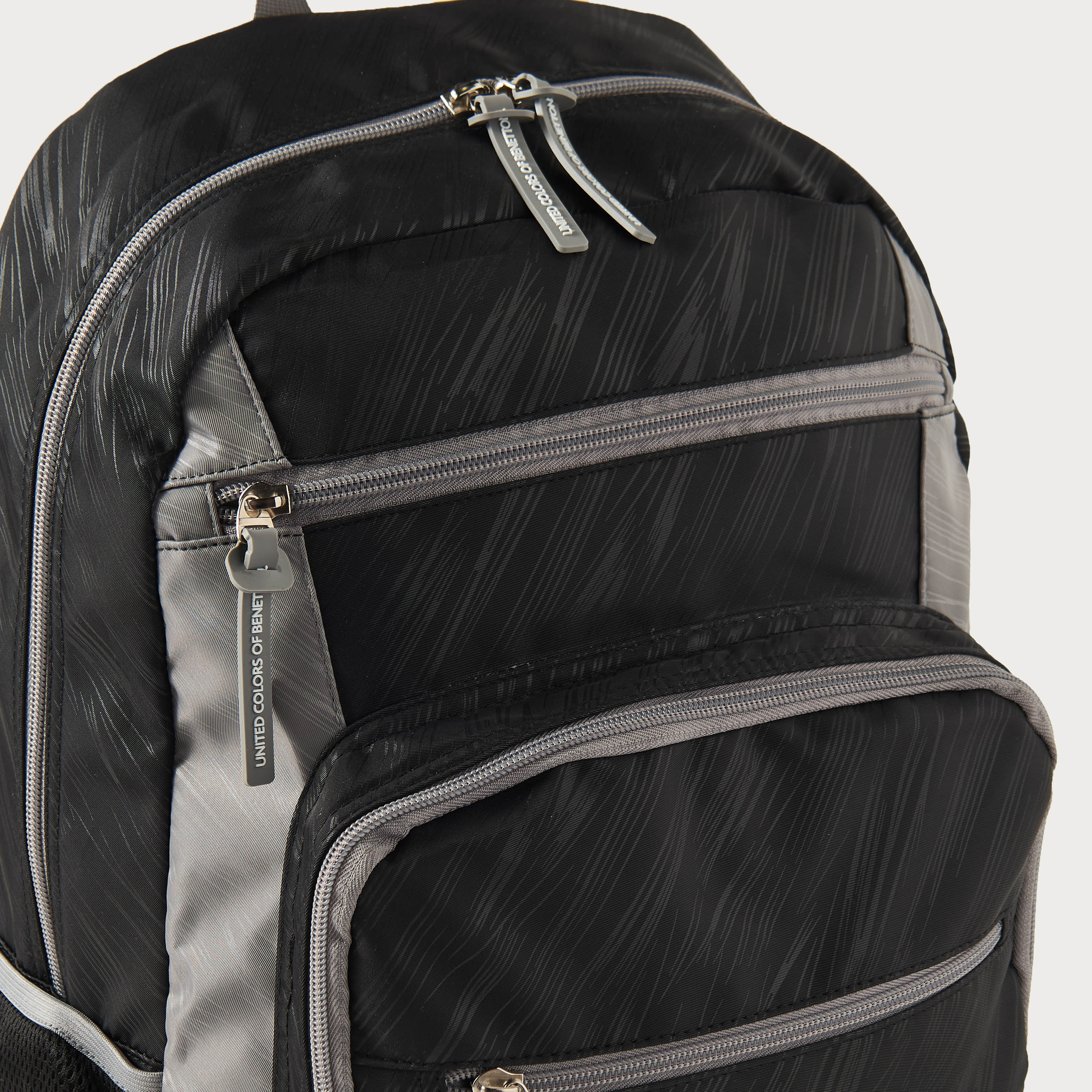 UCB Striped 18 inch Laptop Backpack with Adjustable Straps - 29x15x45 cm-school-bagsandbackpacks-backpacks-image-4