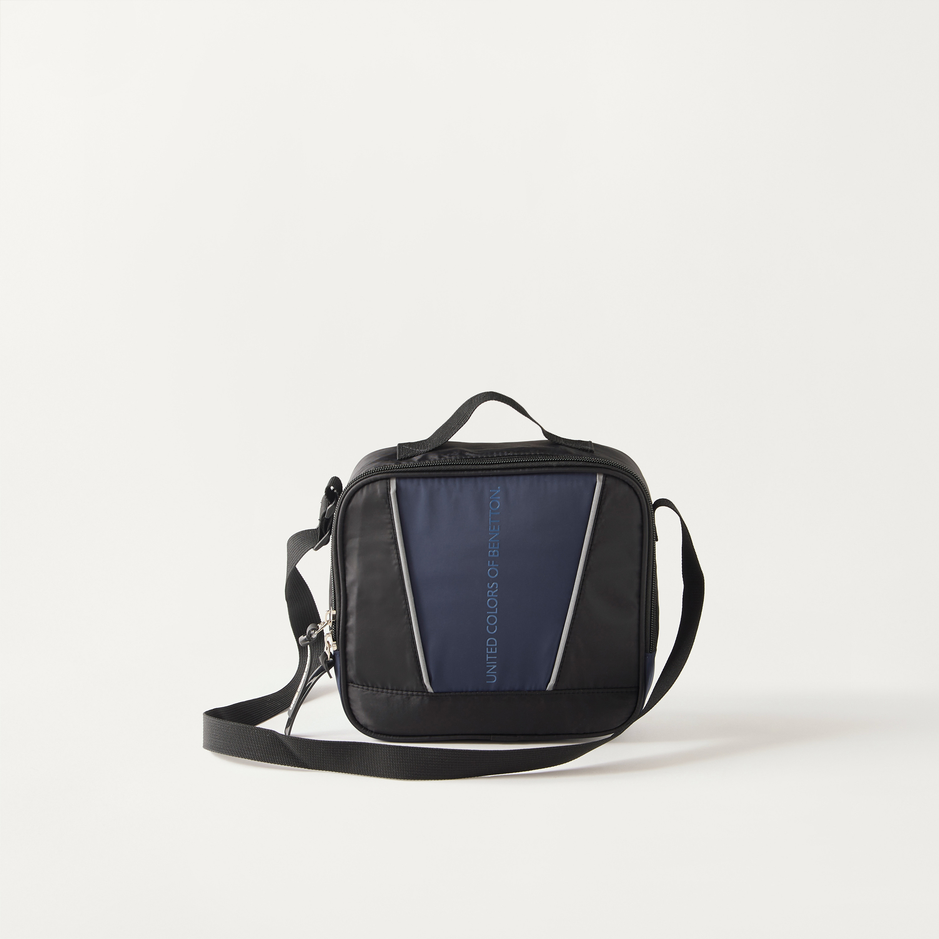 UCB Solid Lunch Bag with Adjustable Strap and Zip Closure-school-lunchessentials-lunchbags-image-1