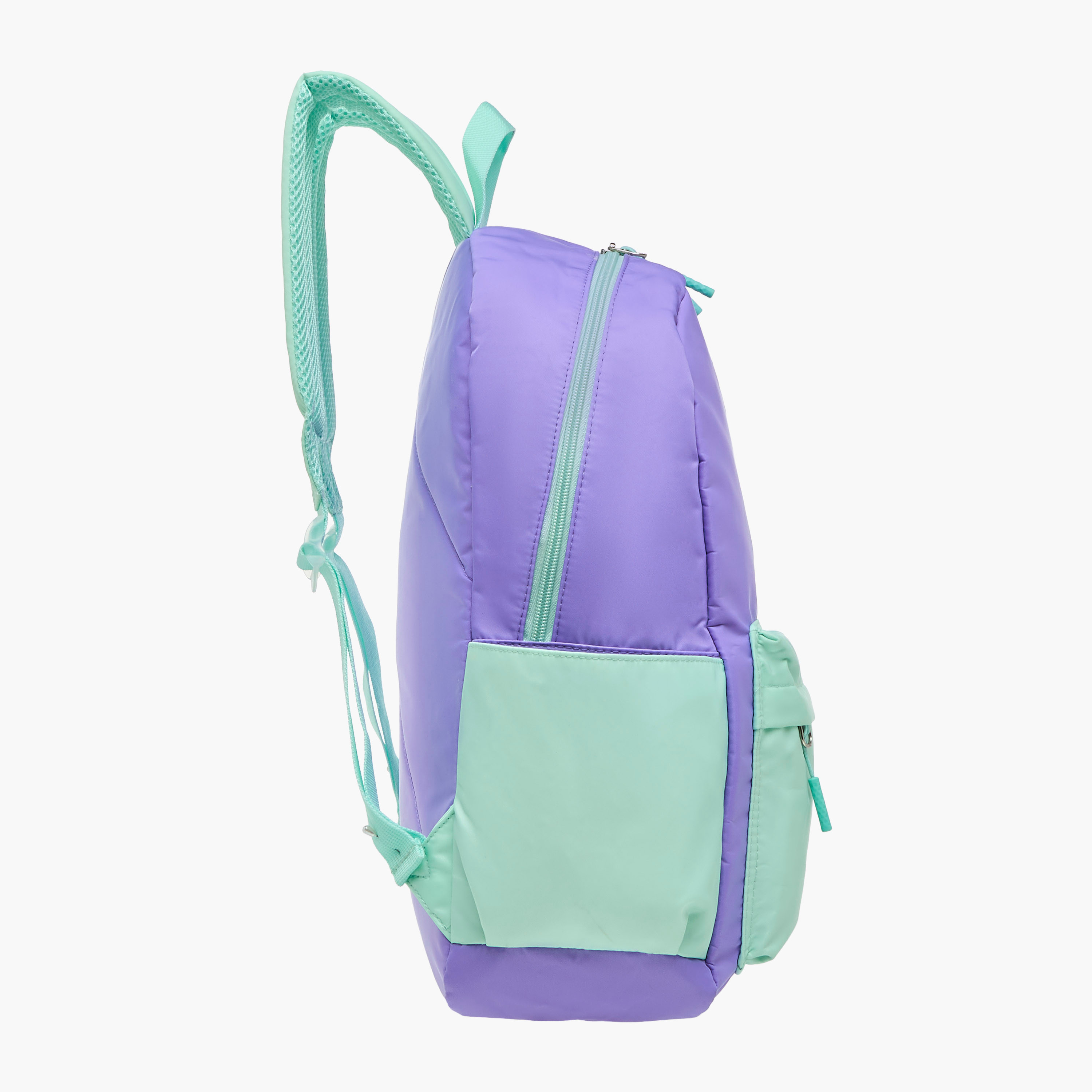 United Colors of Benetton Panelled Backpack for Girls 8-13 Years with Adjustable Straps - 18 Inches-school-bagsandbackpacks-backpacks-image-3