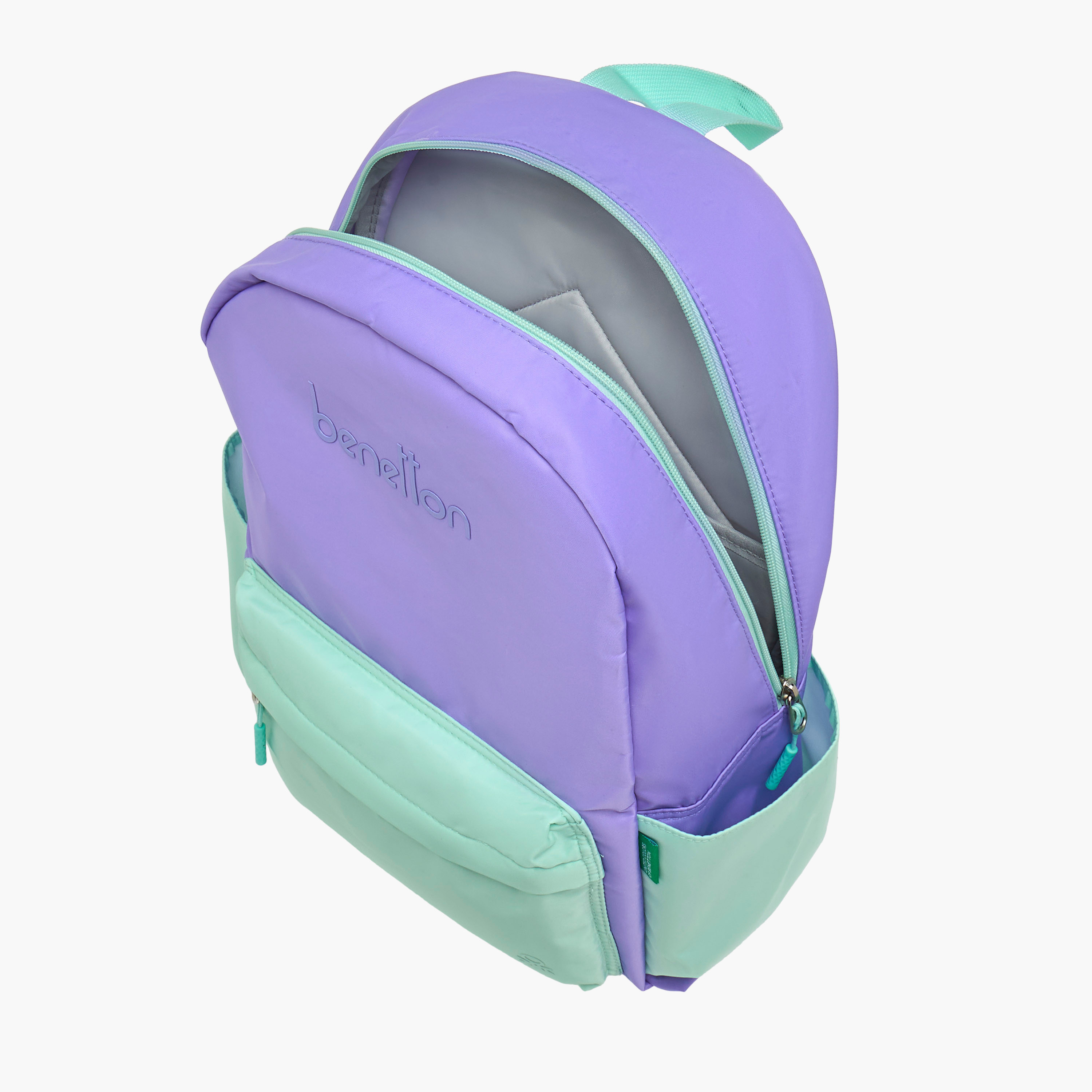 United Colors of Benetton Panelled Backpack for Girls 8-13 Years with Adjustable Straps - 18 Inches-school-bagsandbackpacks-backpacks-image-7