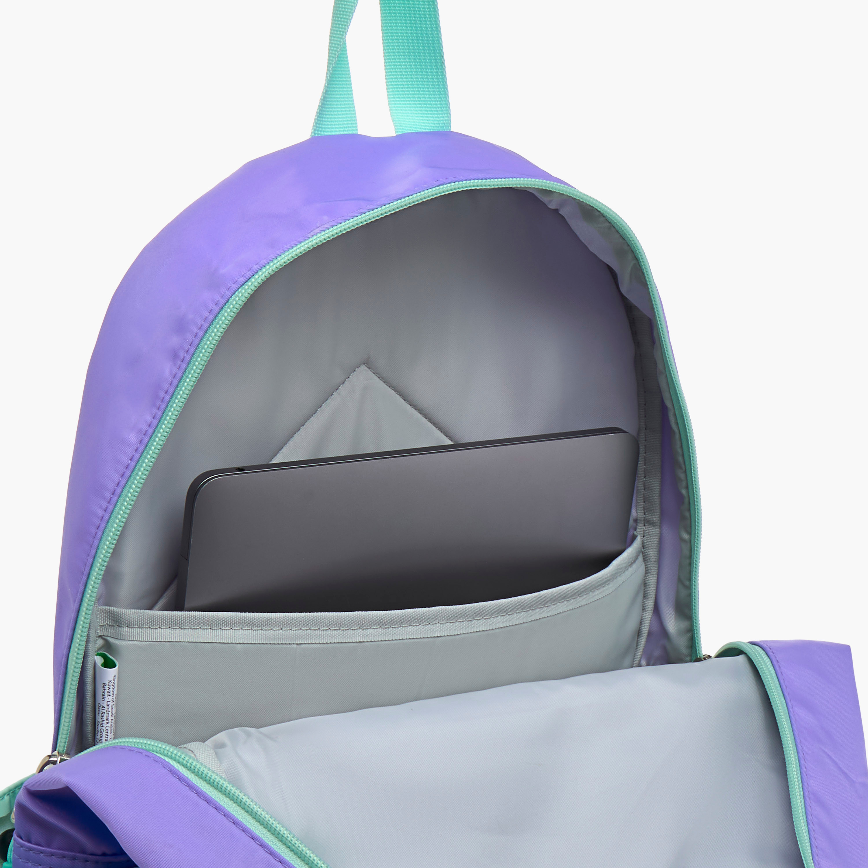 United Colors of Benetton Panelled Backpack for Girls 8-13 Years with Adjustable Straps - 18 Inches-school-bagsandbackpacks-backpacks-image-8