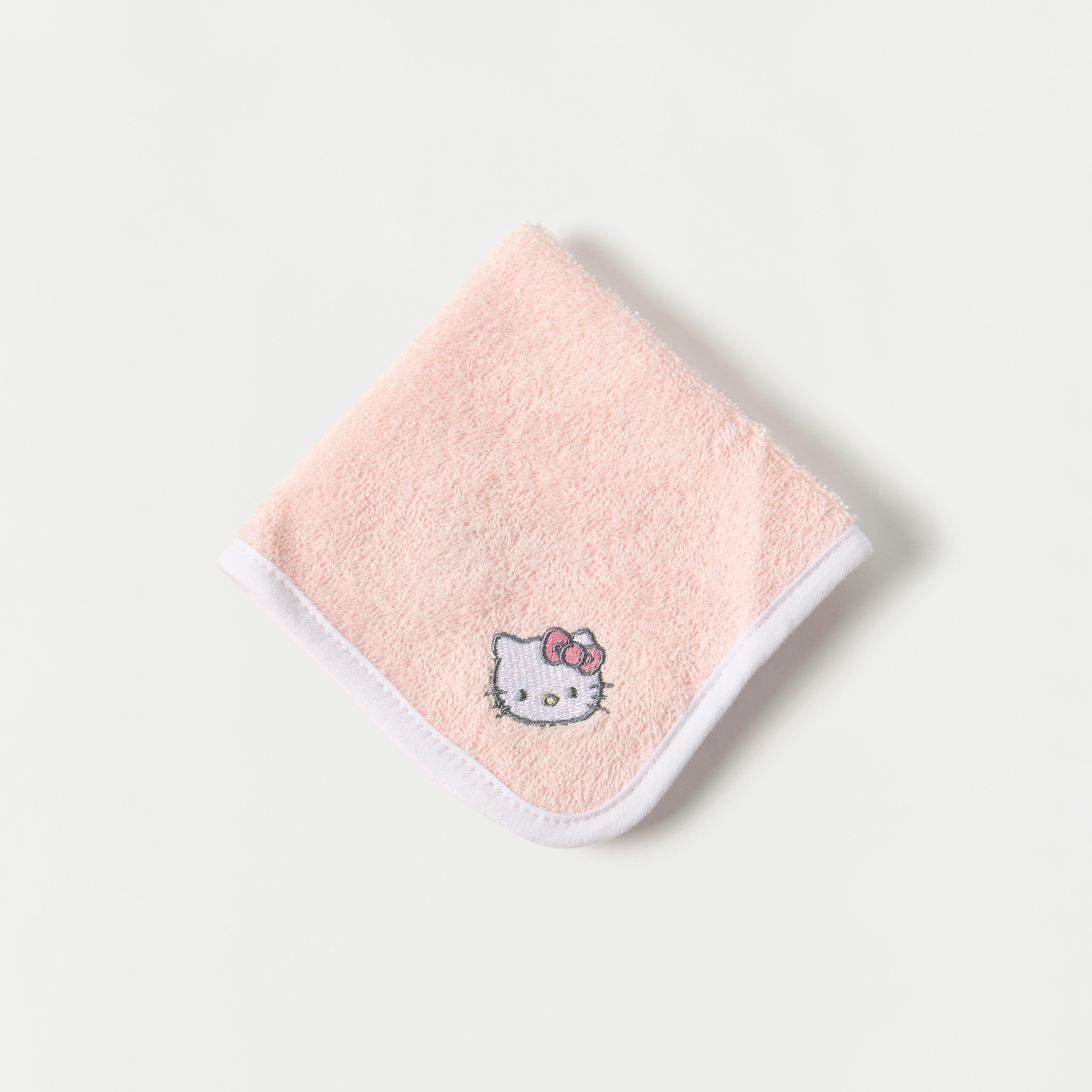 Hello Kitty Embroidered 6-Piece Wash Cloths Set - 25x25 cm-baby-bathandcare-towels-image-4