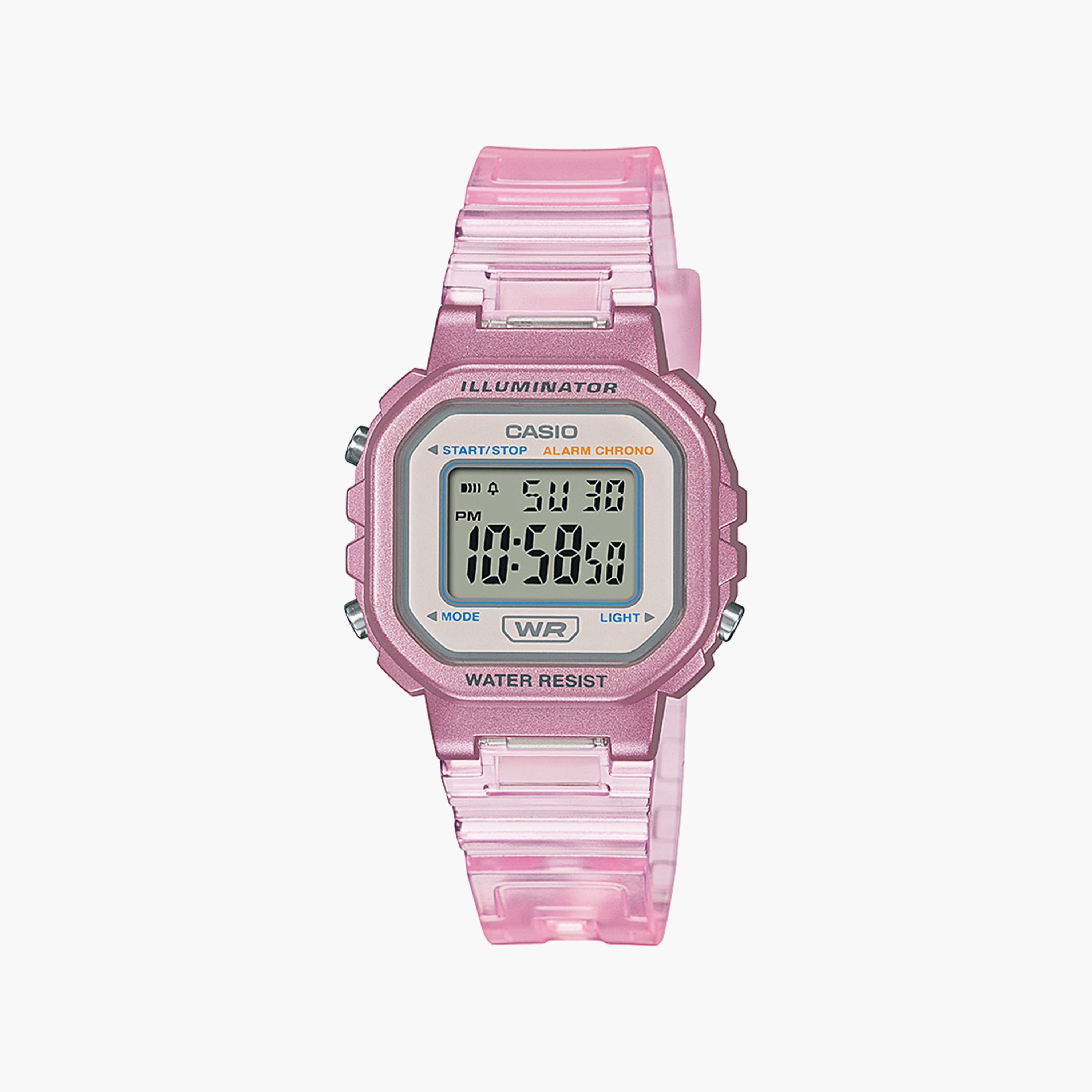 Pink Digit Watch Buy Casio Pink Digital Silicone Strap Watch | LA-20WHS-4ADF Online ...